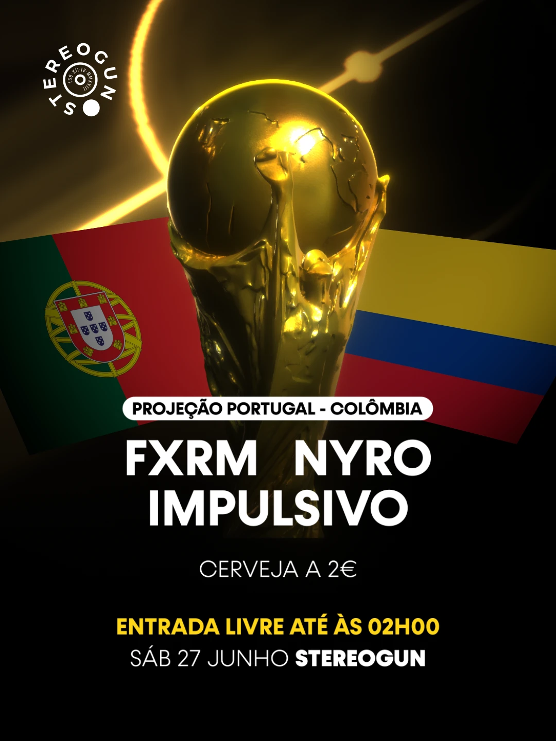 Stereogun Night: Fxrm + Nyro + Impulsivo