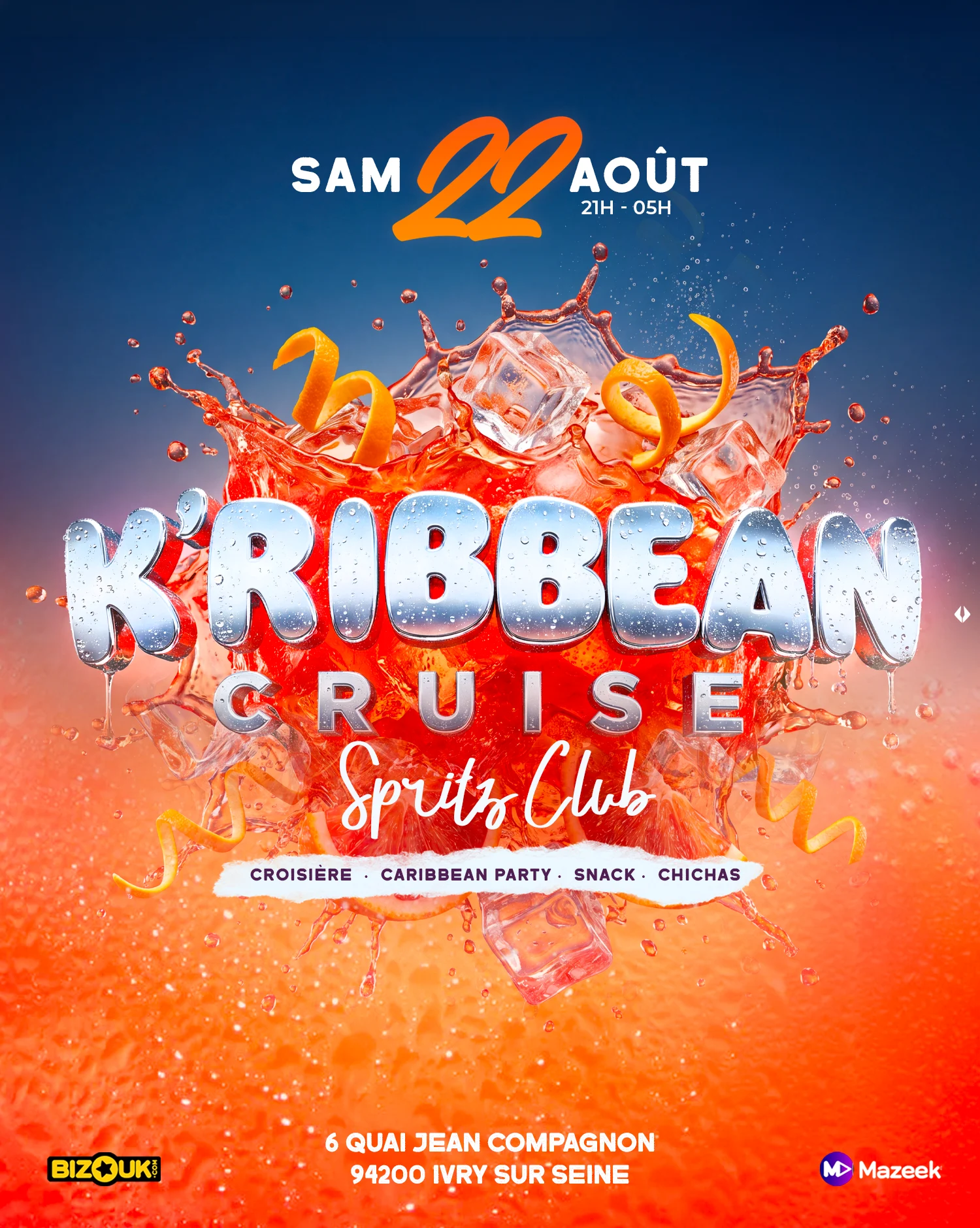K’Ribbean Cruise | Croisière| Rooftop| Terrasse