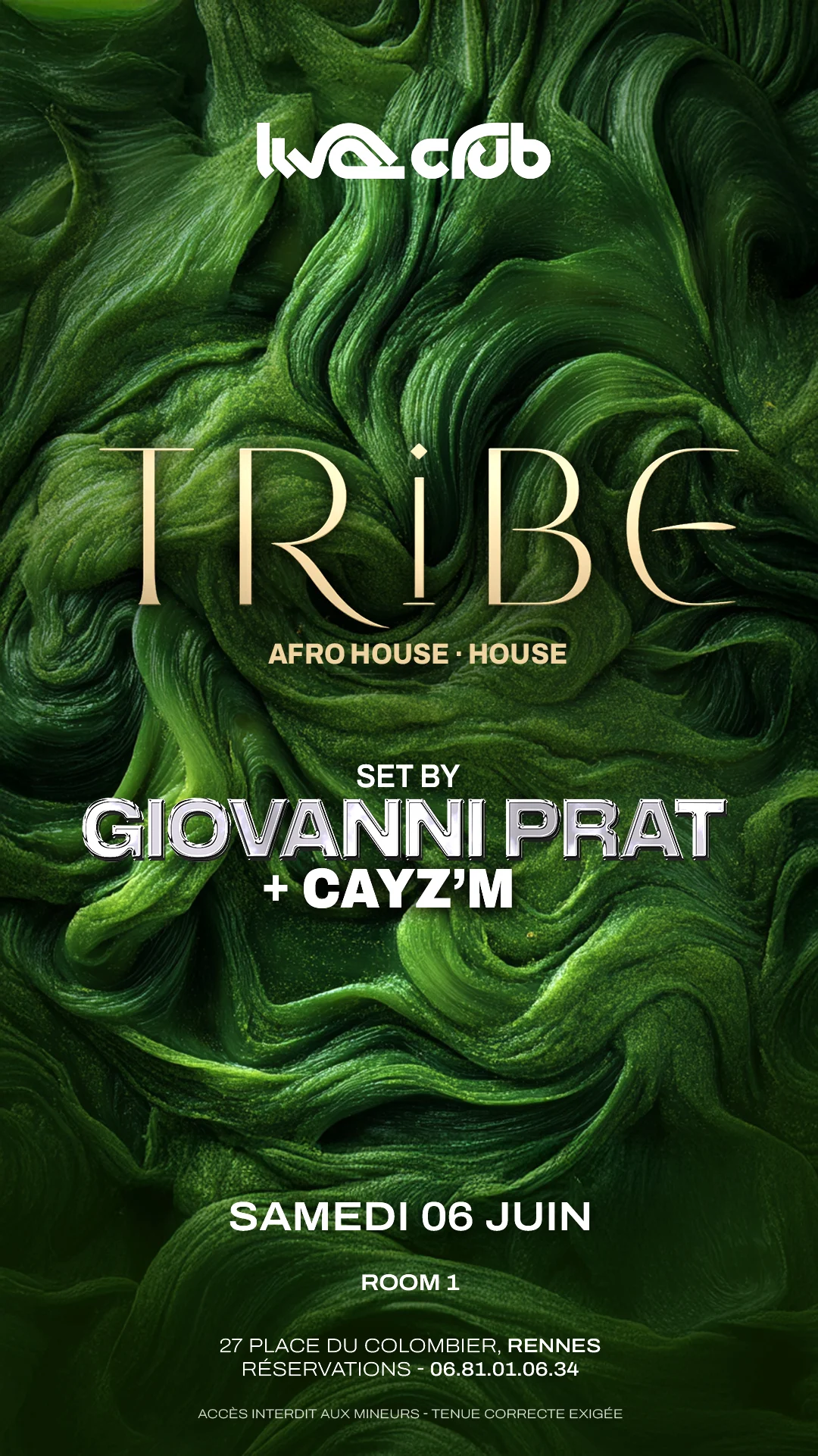 Tribe : Giovanni Prat+Cayz'm(R1)- Dj Folyne & Brownsugar(R2)