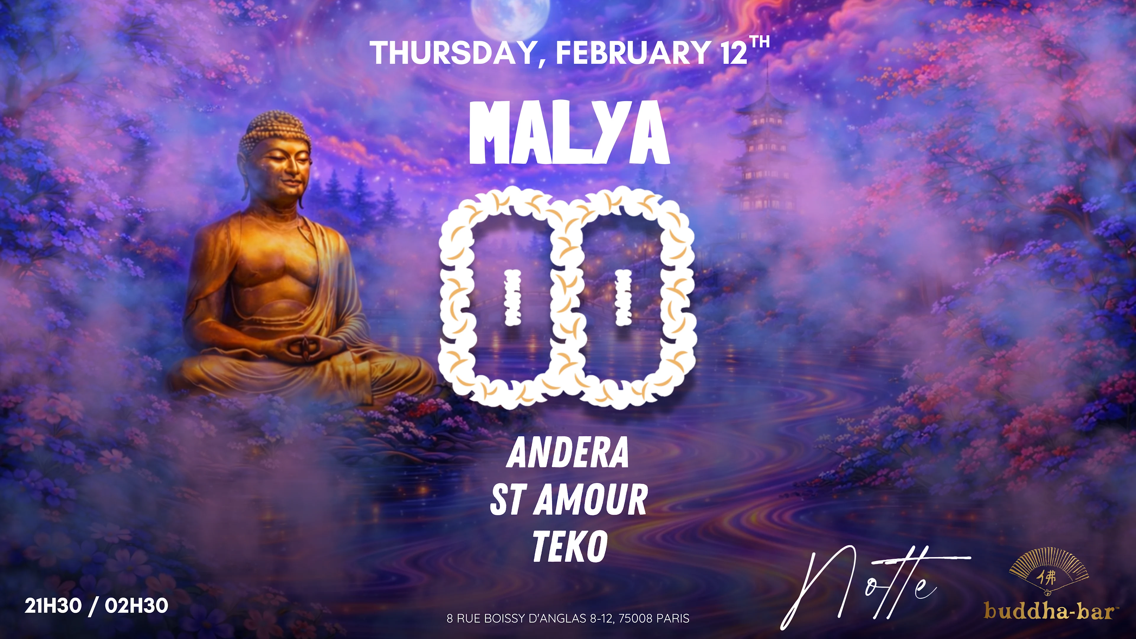 Malya X Notte At Buddha-Bar Paris
