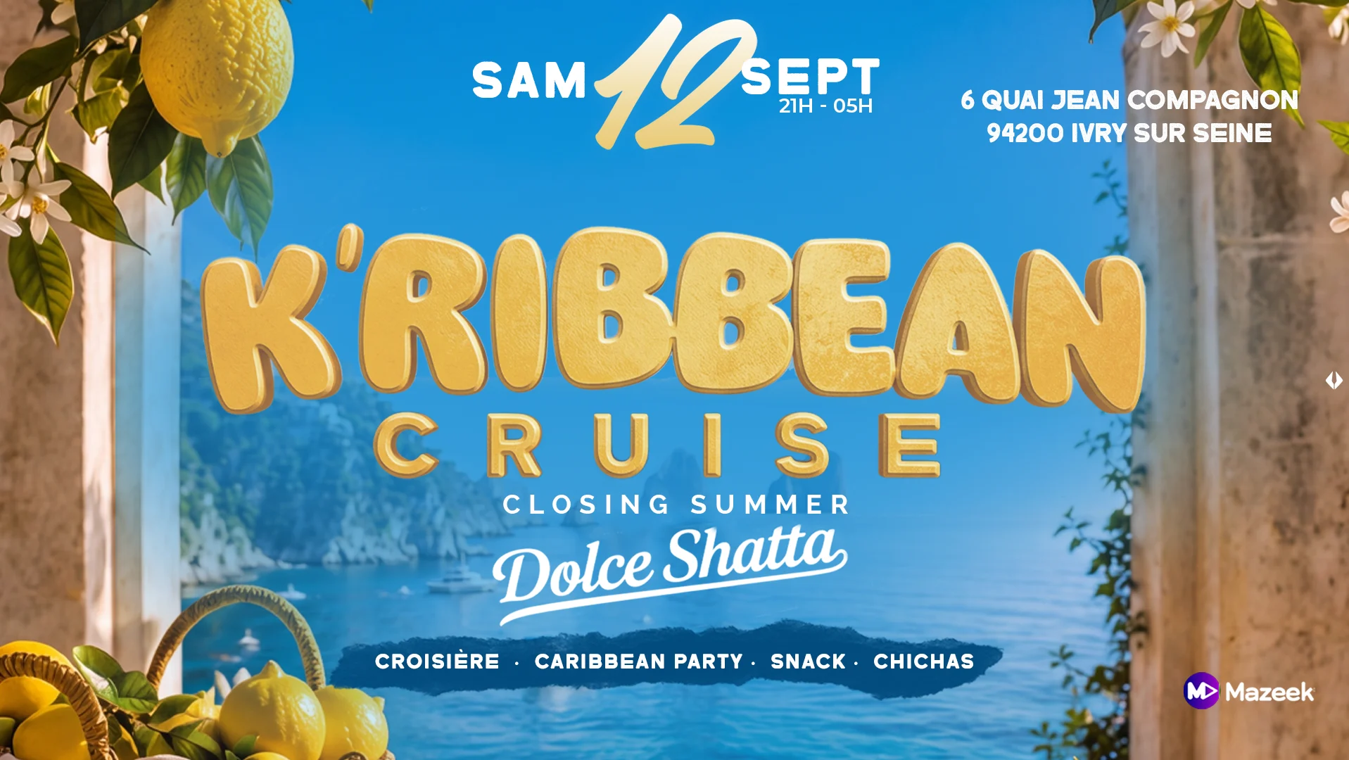 K’Ribbean Cruise | Croisière| Rooftop| Terrasse