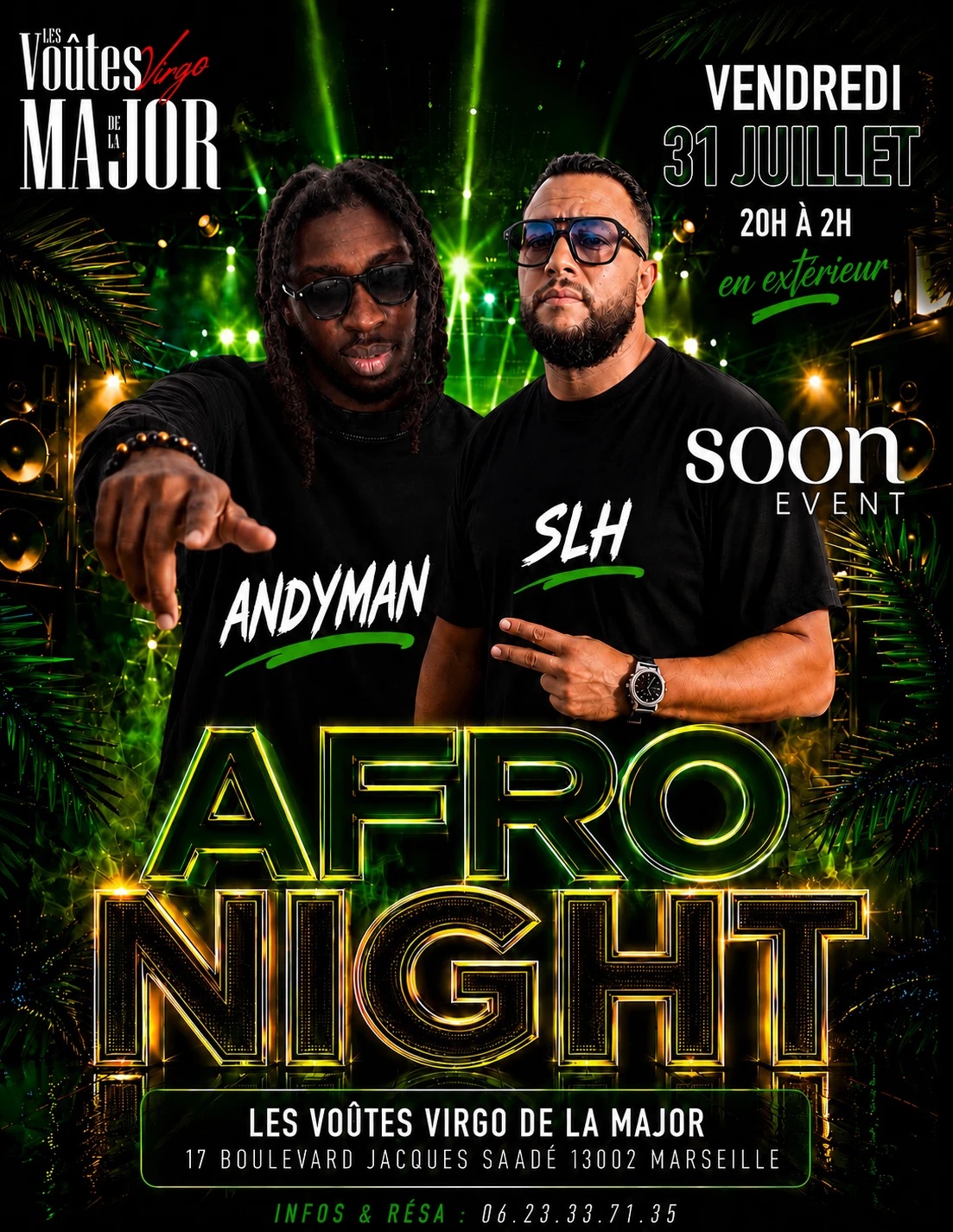 Afro Night - Dj Slh X Dj Andyman - Entrée Gratuite