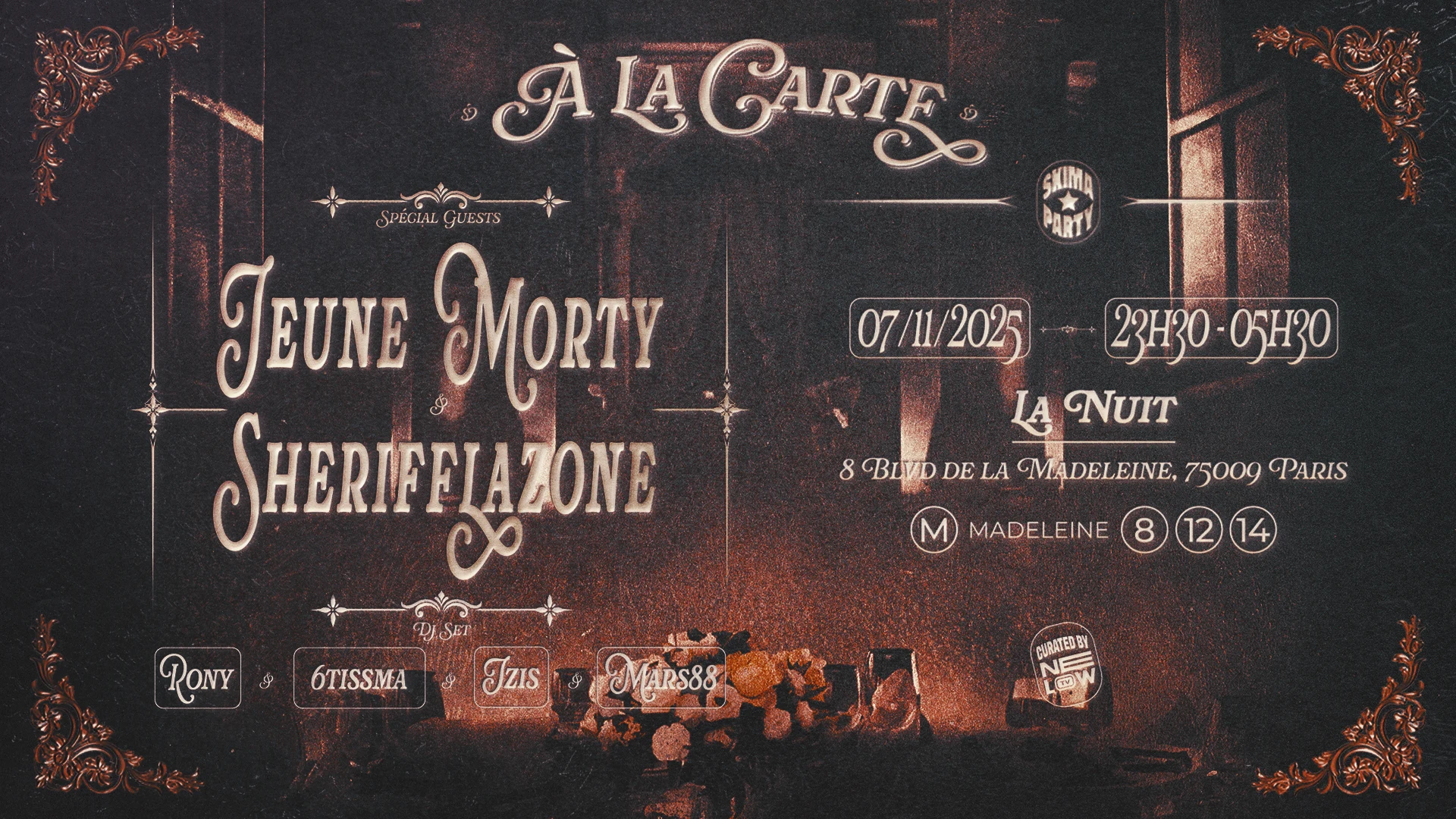 Jeune Morty, Sherifflazone & 63og @La Nuit (For Skima Party)