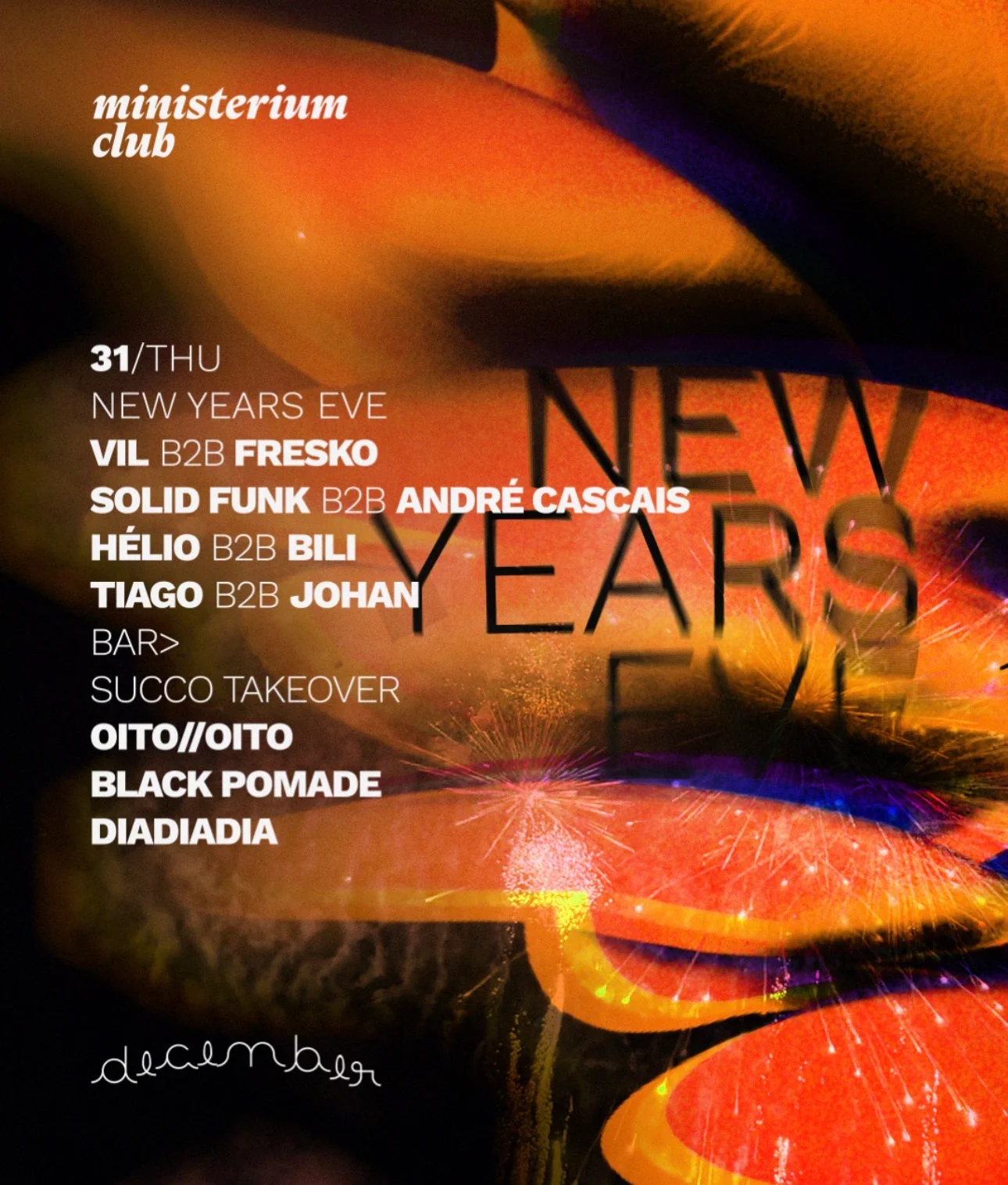 Nye W/ Vil, Solid Funk, André Cascais, Oito//Oito & More