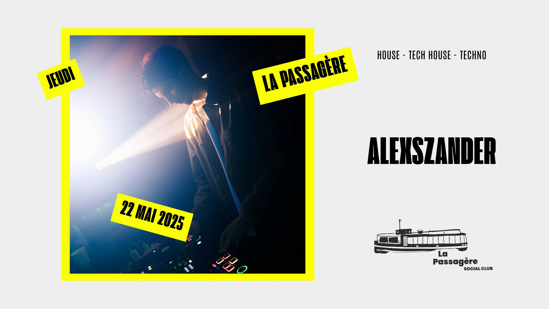 House To Techno By Alexszander À La Passagère