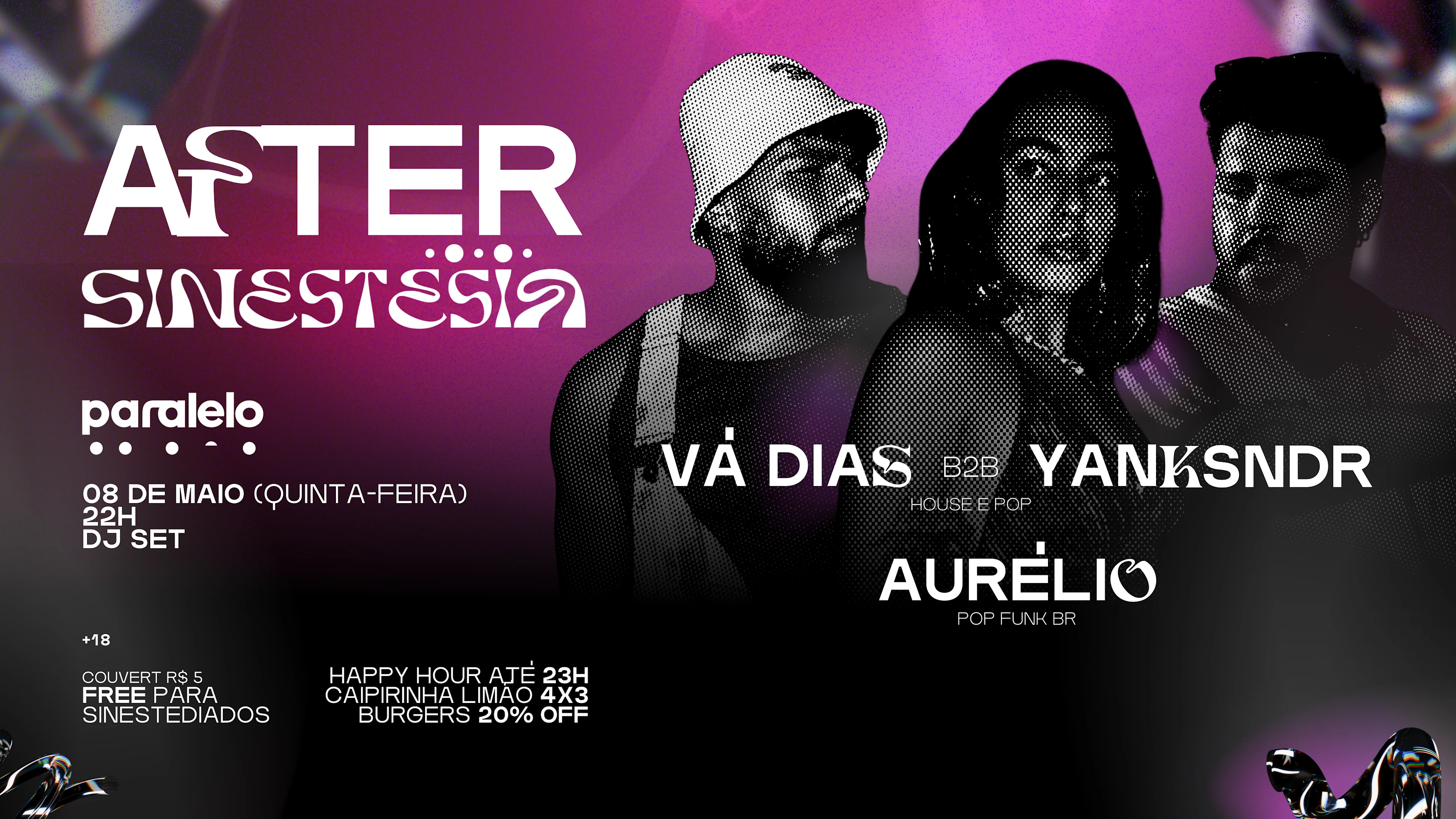 After Sinestesia - Paralelo Pub