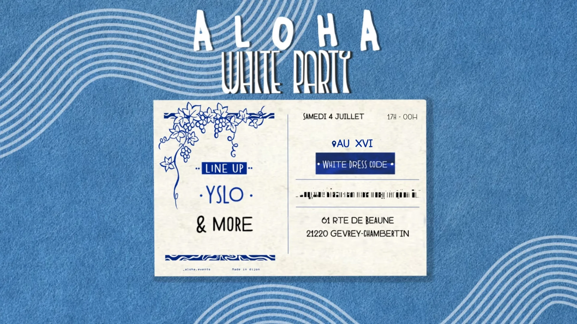 Aloha - White Party | Au XVI X Yslo