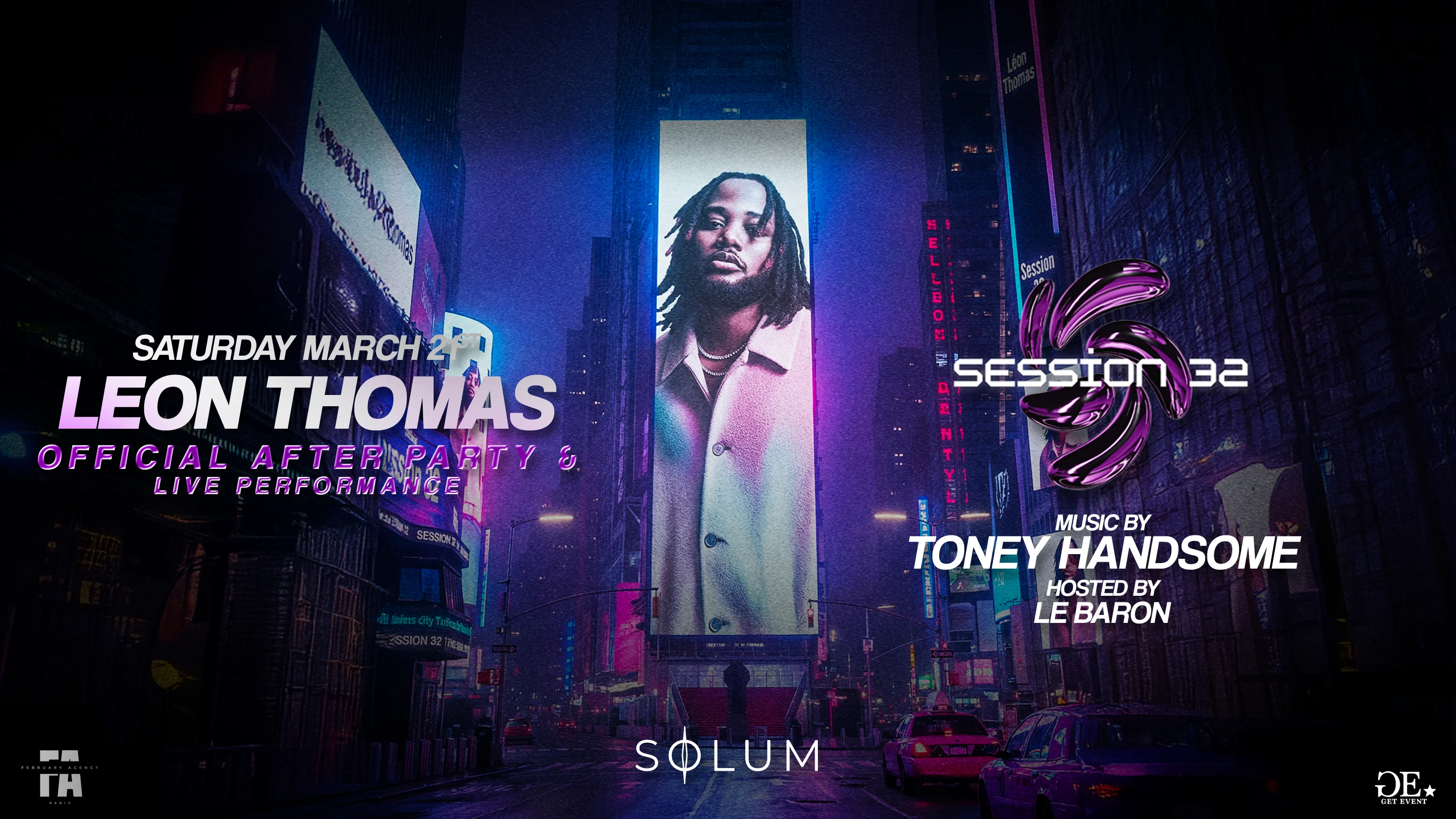 Session 32 Party & Leon Thomas Live Performance