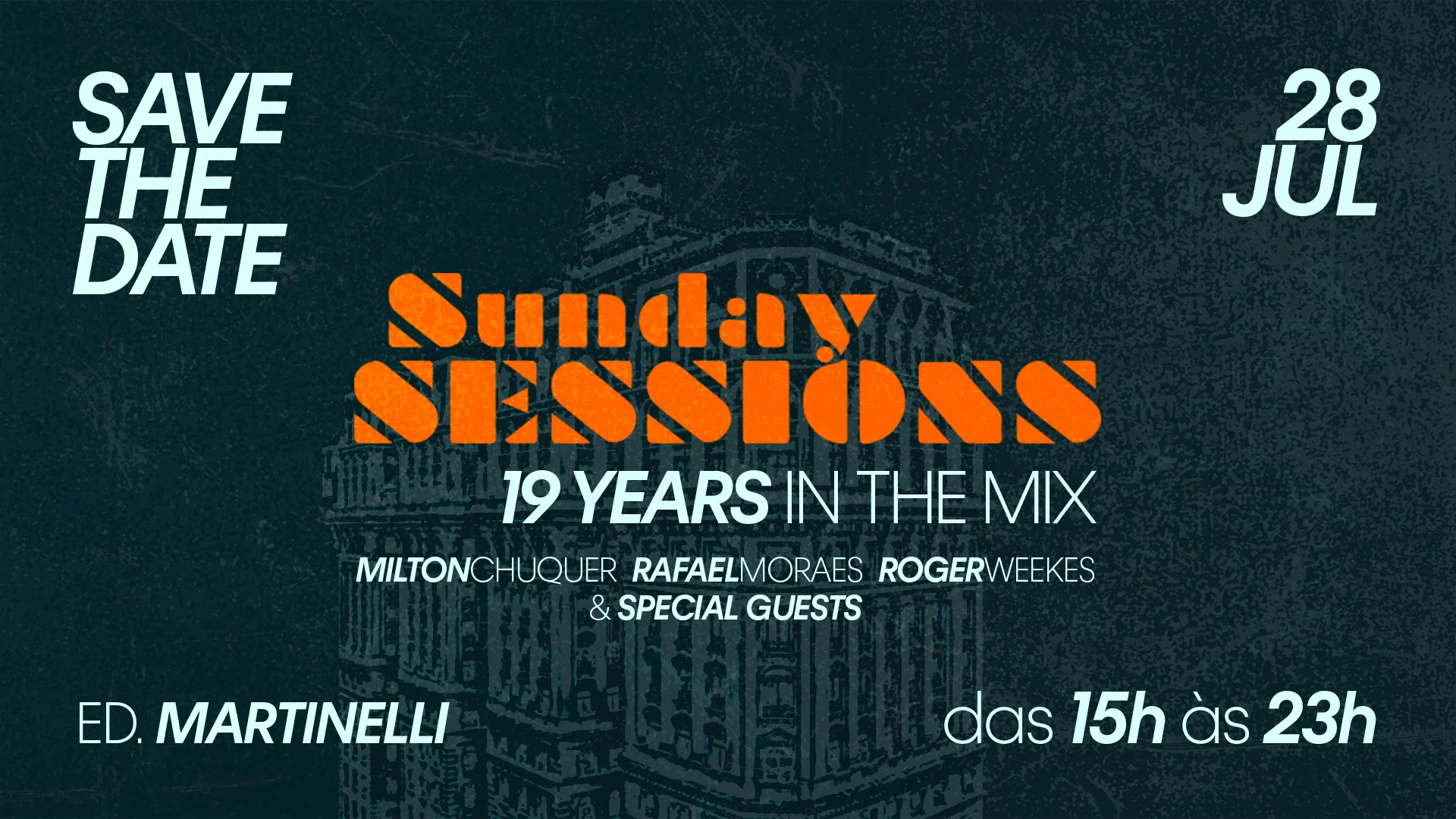 Sunday Sessions 19 Anos | Ed. Martinelli