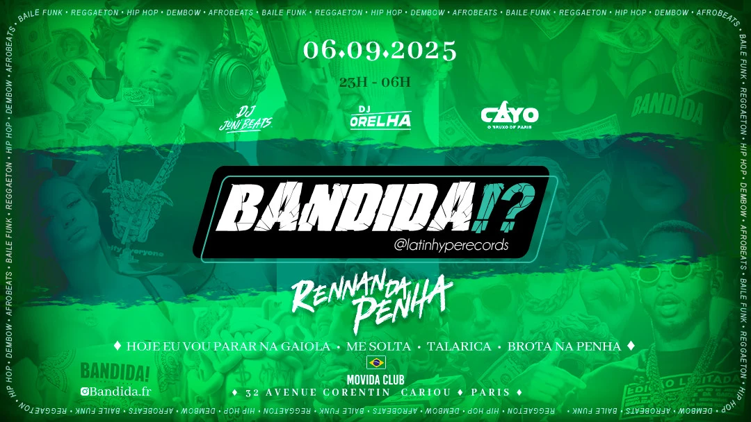 Bandida?! - Reggaeton / Hip Hop / Dembow / Afro / Baile Funk