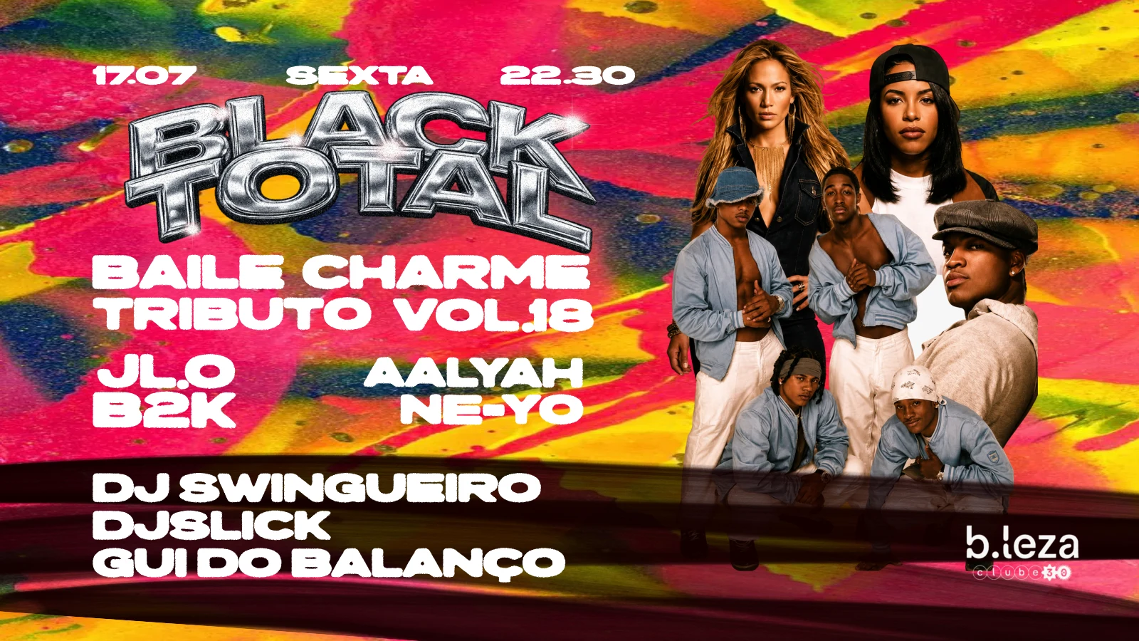 Black Total Vol18 - Tributo J.L B2k Ne-Yo & Aalyah