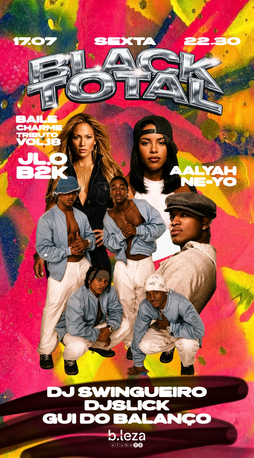 Black Total Vol18 - Tributo J.L B2k Ne-Yo & Aalyah