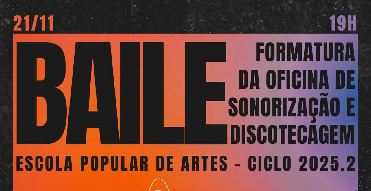 Baile De Formatura Da Oficina De Sonorização E Discotecagem