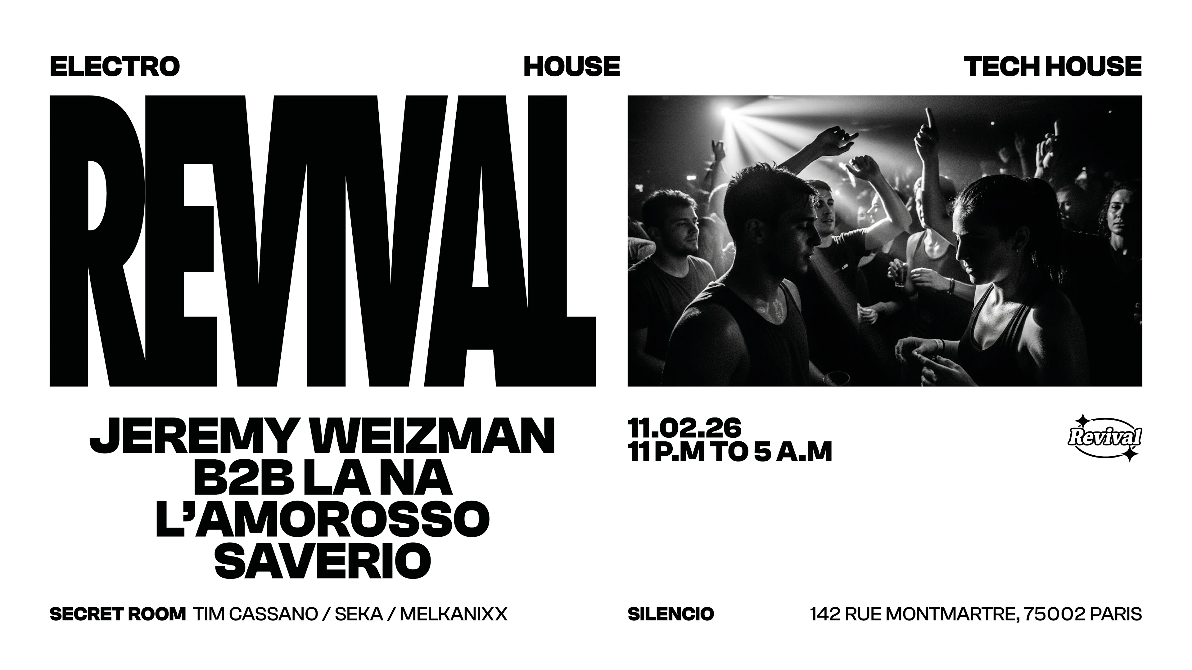 Woh X Revival: L’Amorosso, Jeremy Weizman, Saverio & More