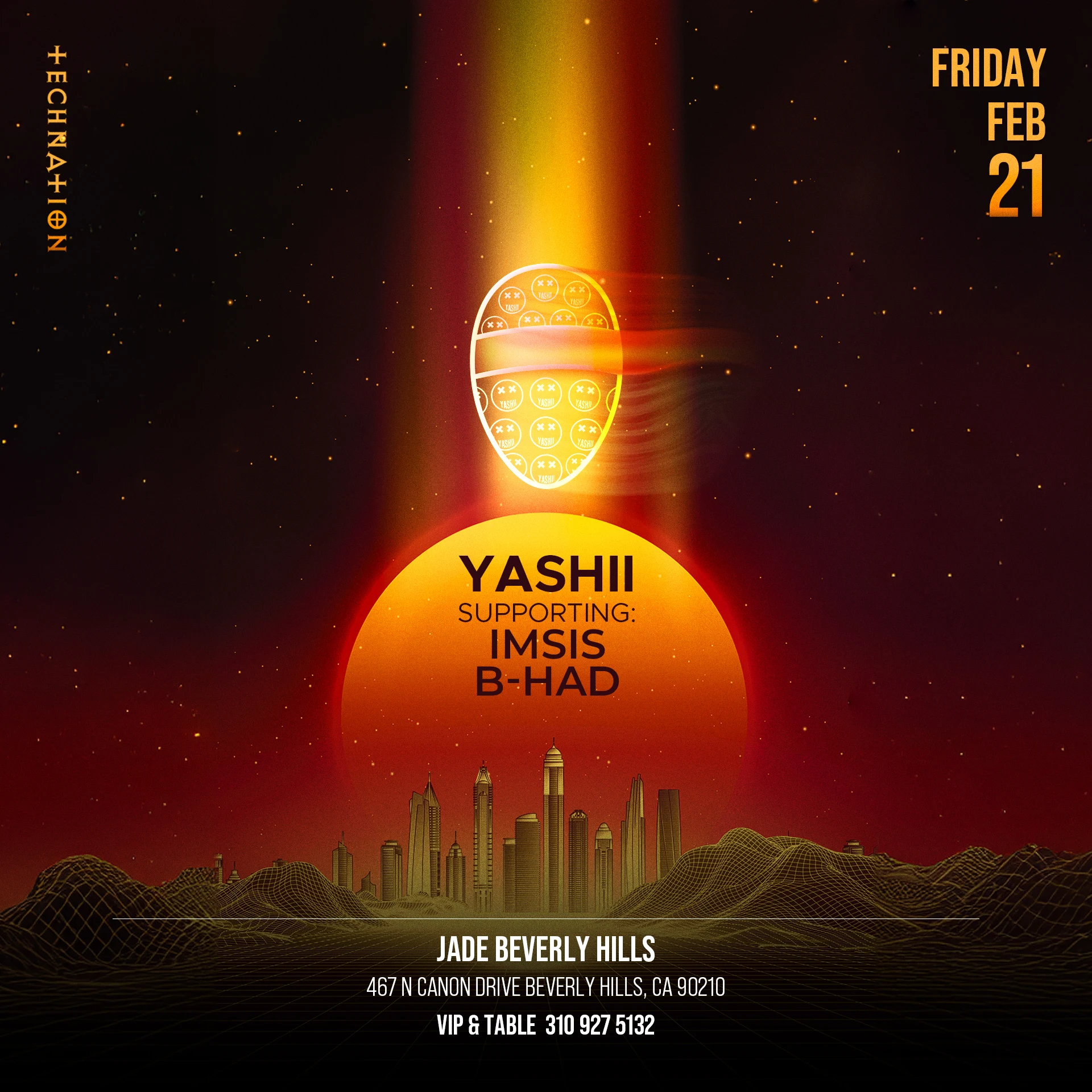 Yashii Live In Beverly Hills