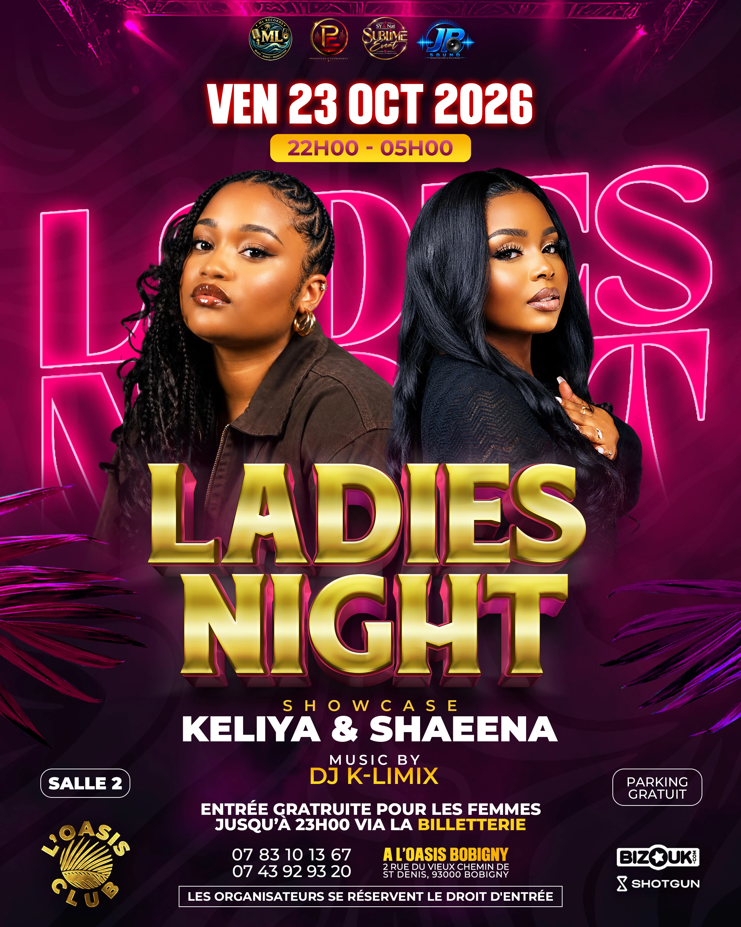 💖🔥Ladies Night — Vendredi 23 Octobre 🔥💖