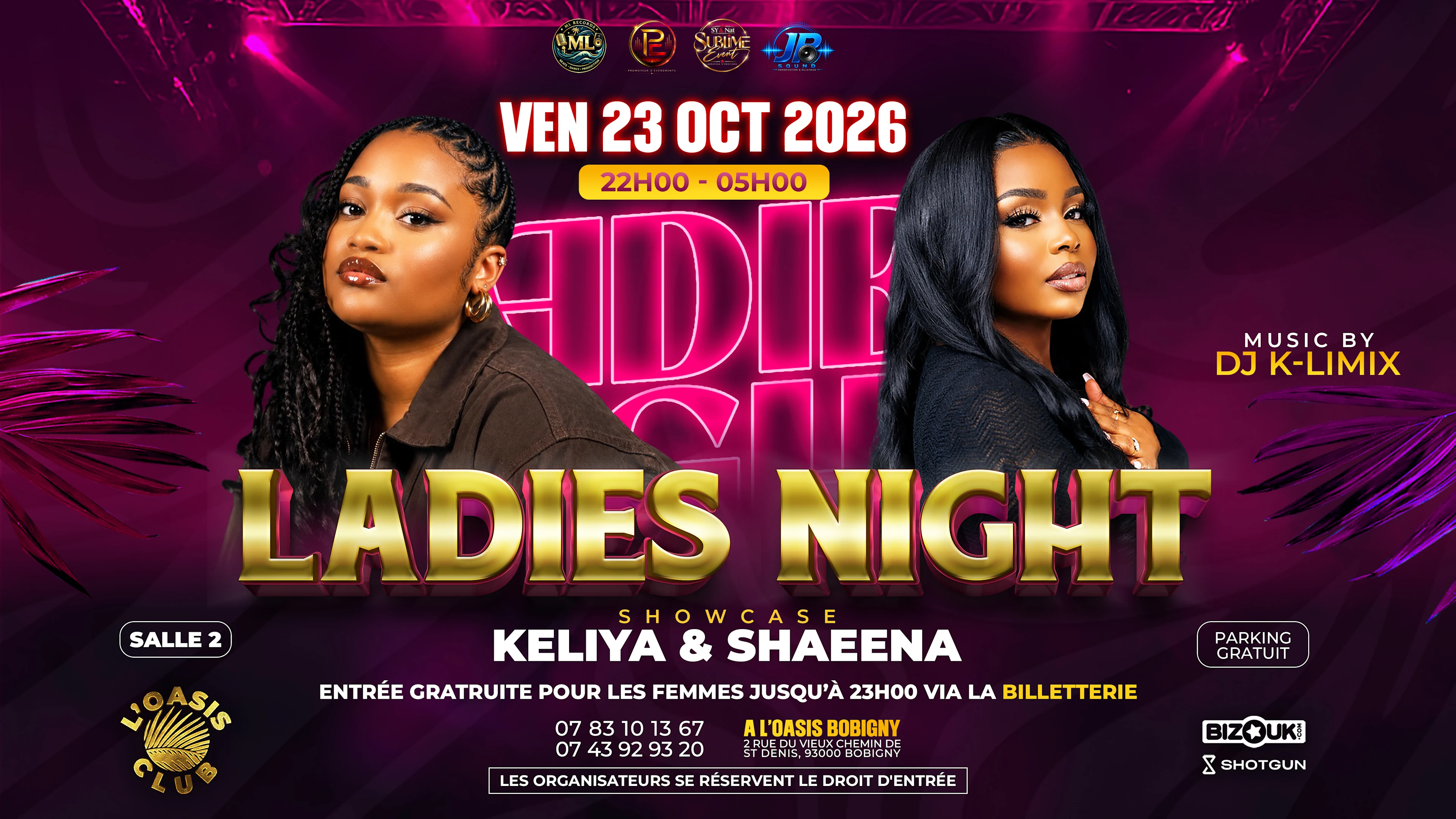 💖🔥Ladies Night — Vendredi 23 Octobre 🔥💖