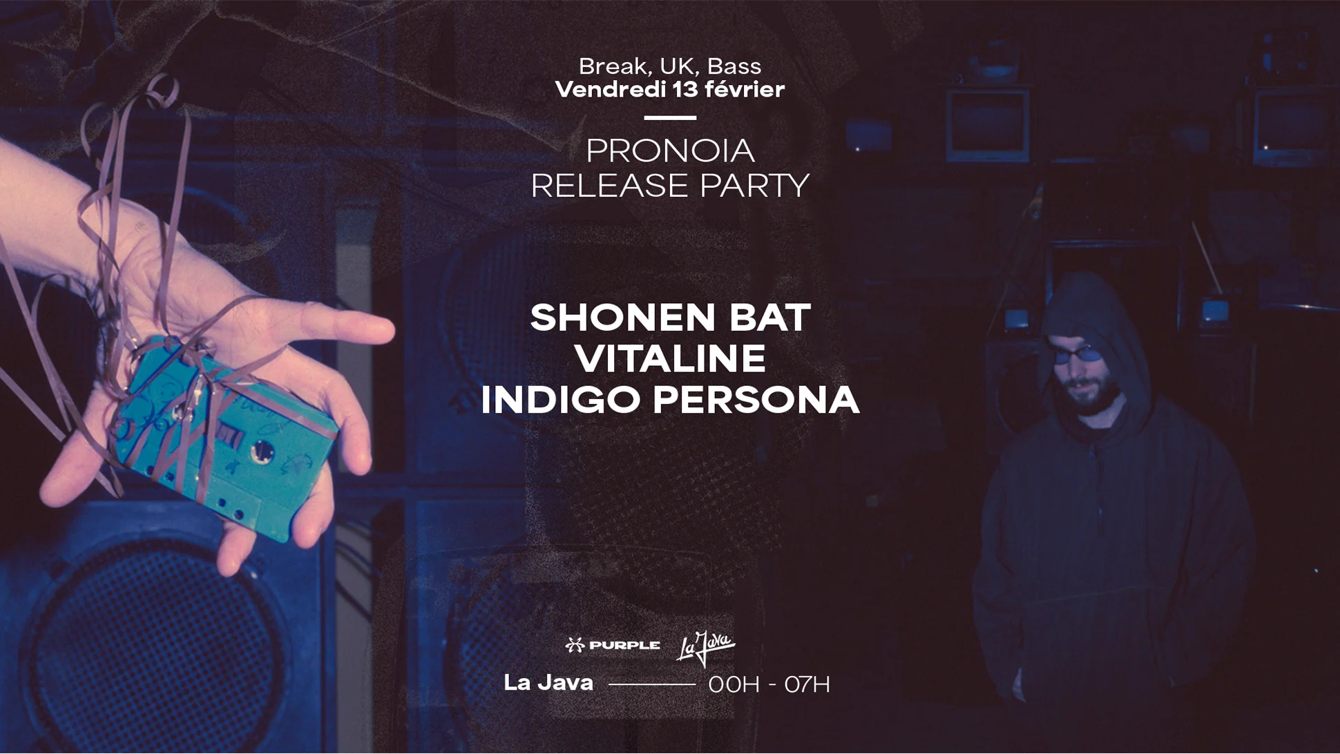 Pronoia Release Party : Shonen Bat, Vitaline, Indigo Persona