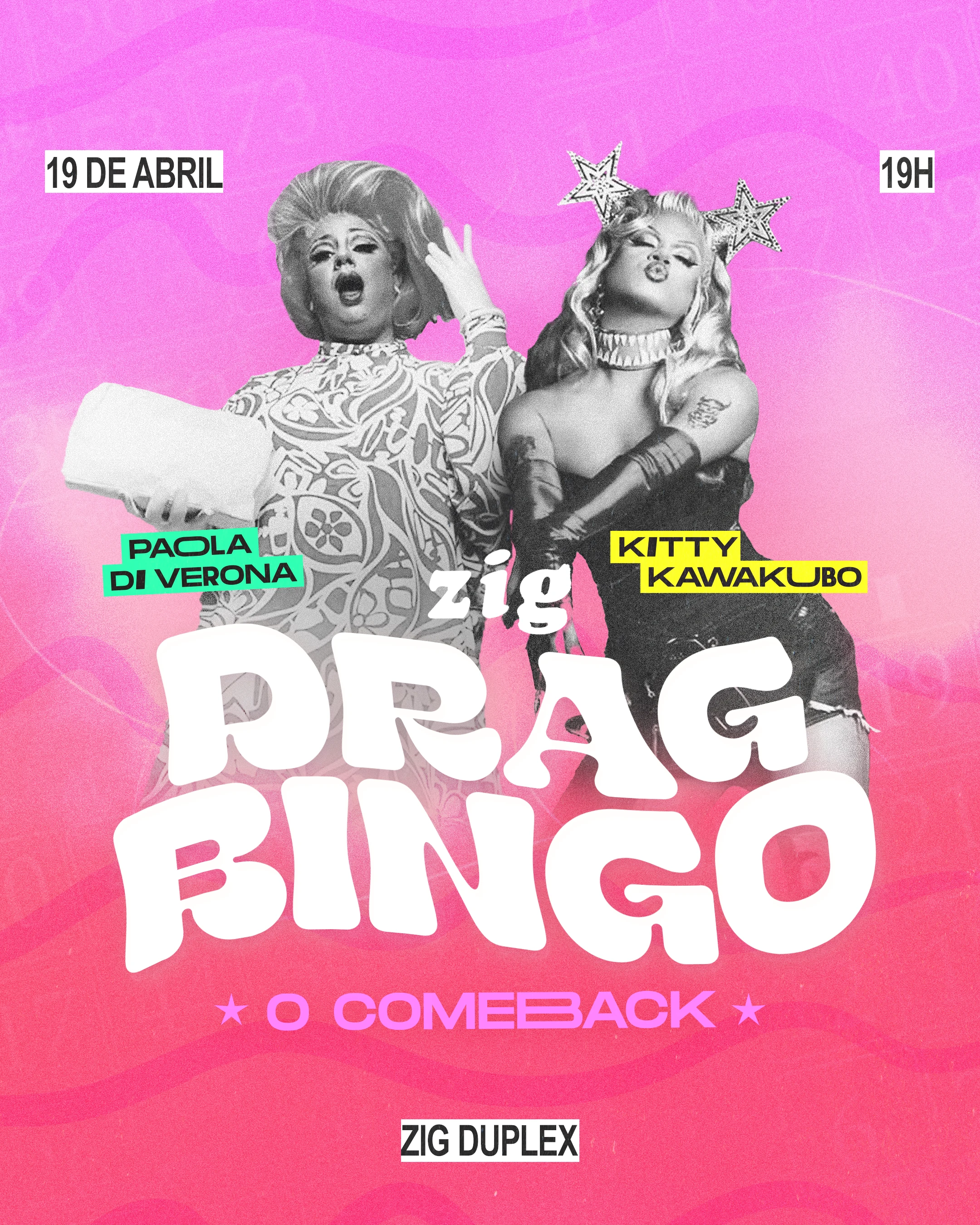Zig Drag Bingo O Comeback