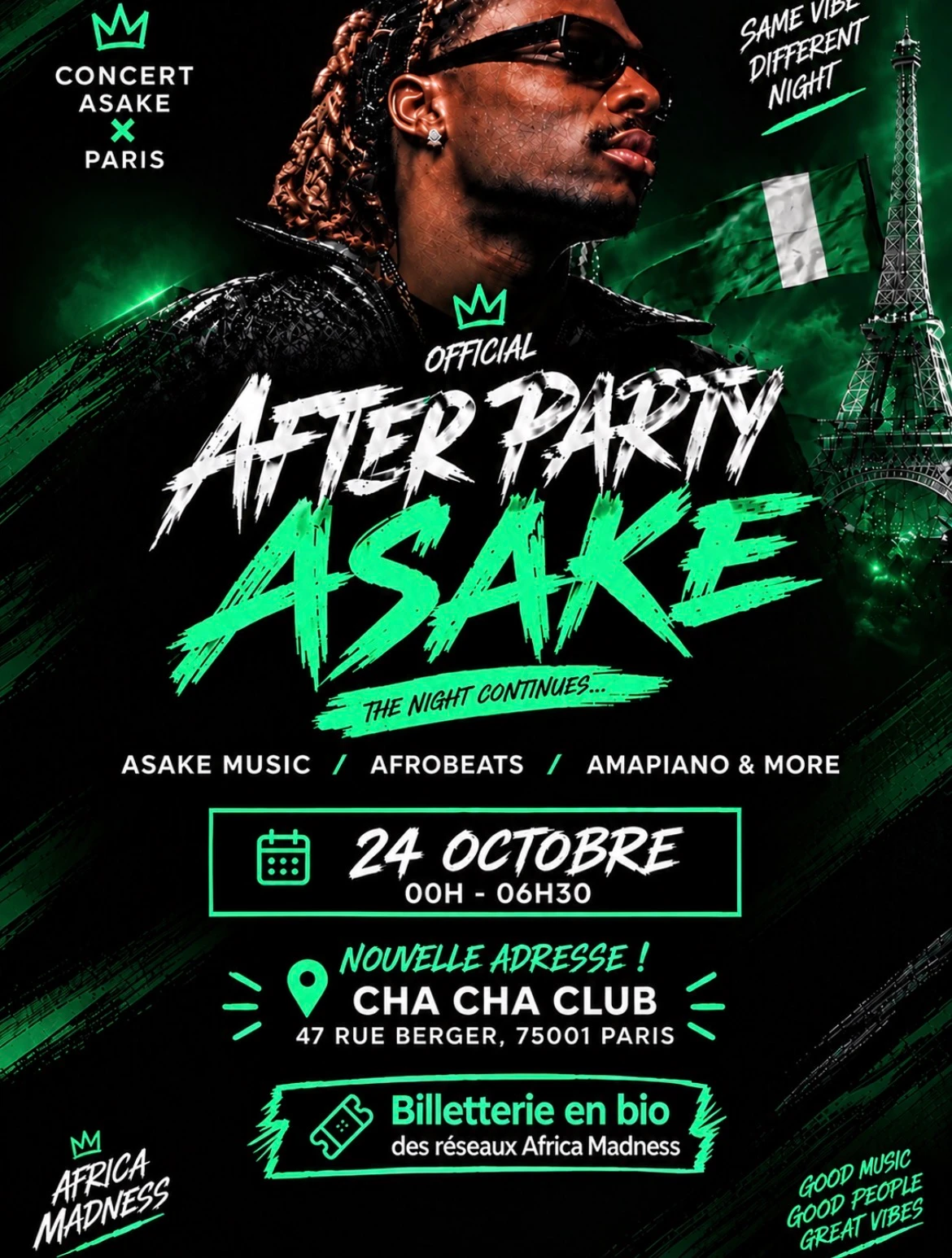 After Party Spécial Asake — Africa Madness