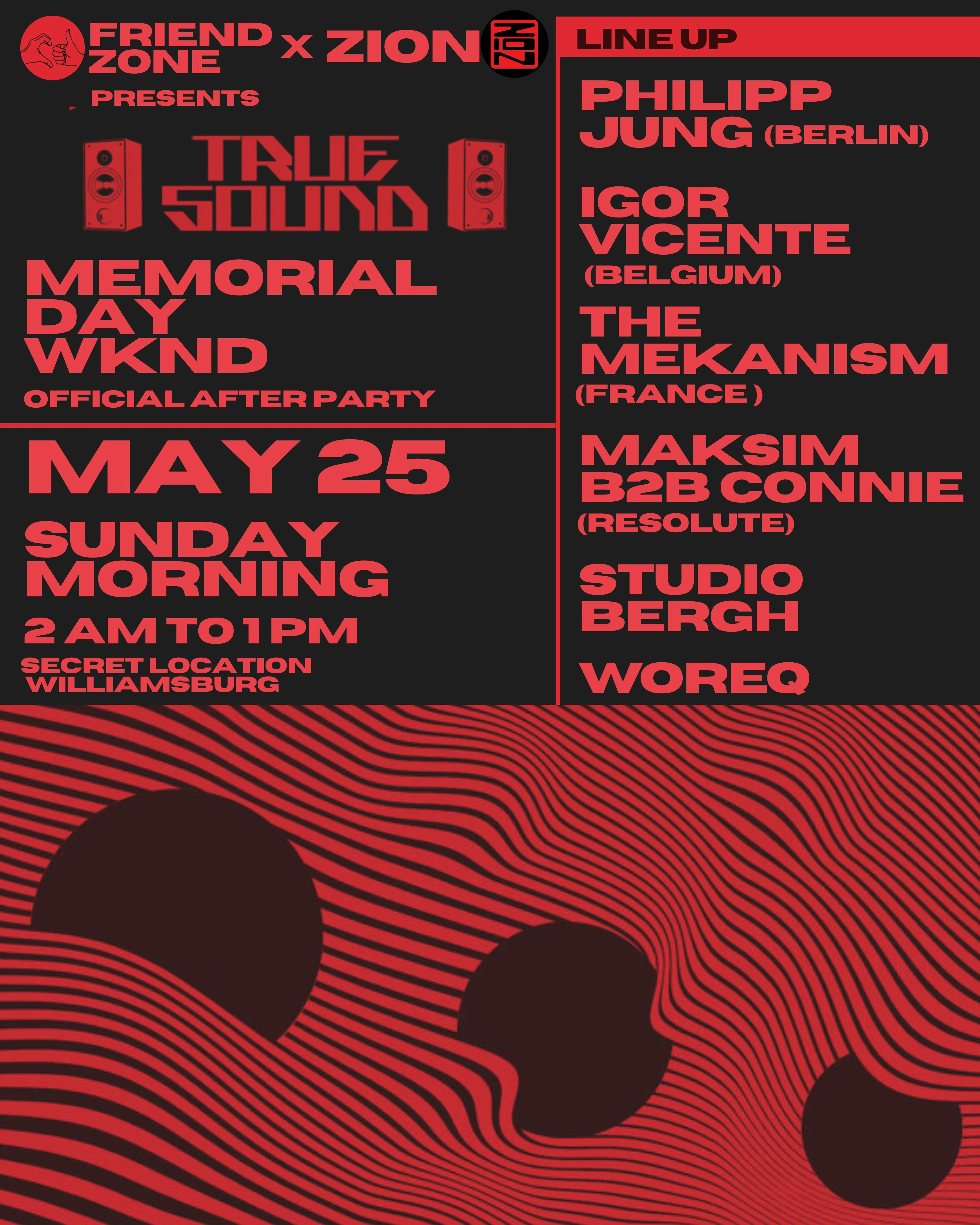 Friendzone X Zion Memorial Wknd/ Philipp Jung / Igor Vicente