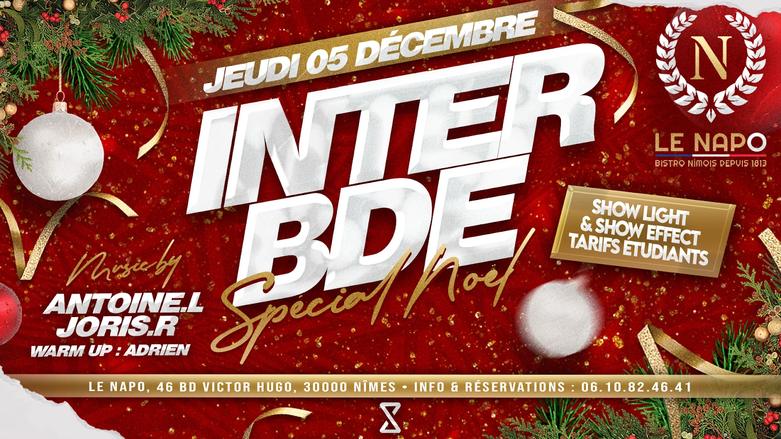 Inter Bde Nîmois - Jeudi 5 Décembre