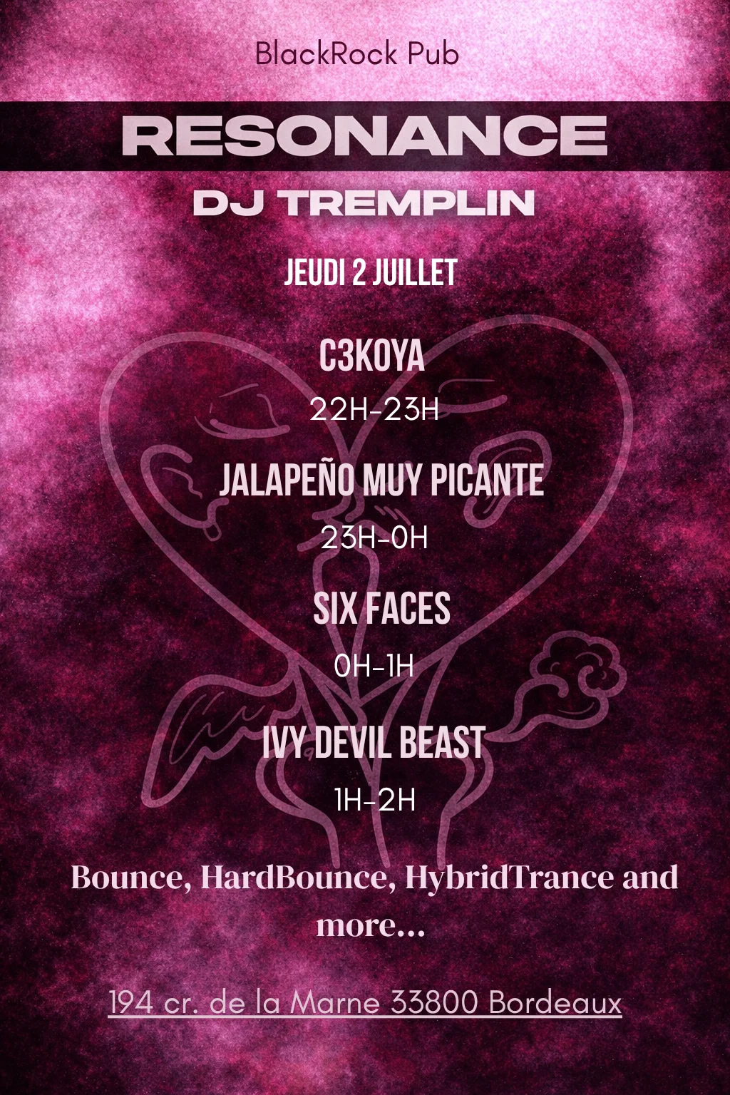 Dj Set C3koya Jalapeño Muy Picante Six Faces Ivy Devil Beast