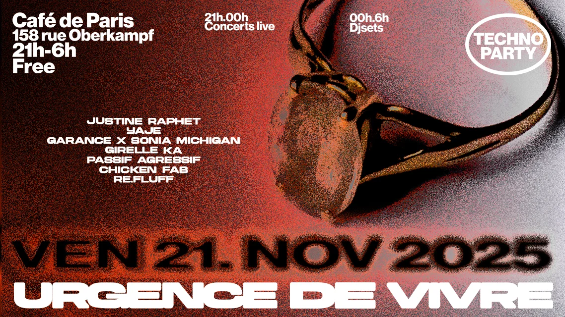 Urgence De Vivre Techno Party