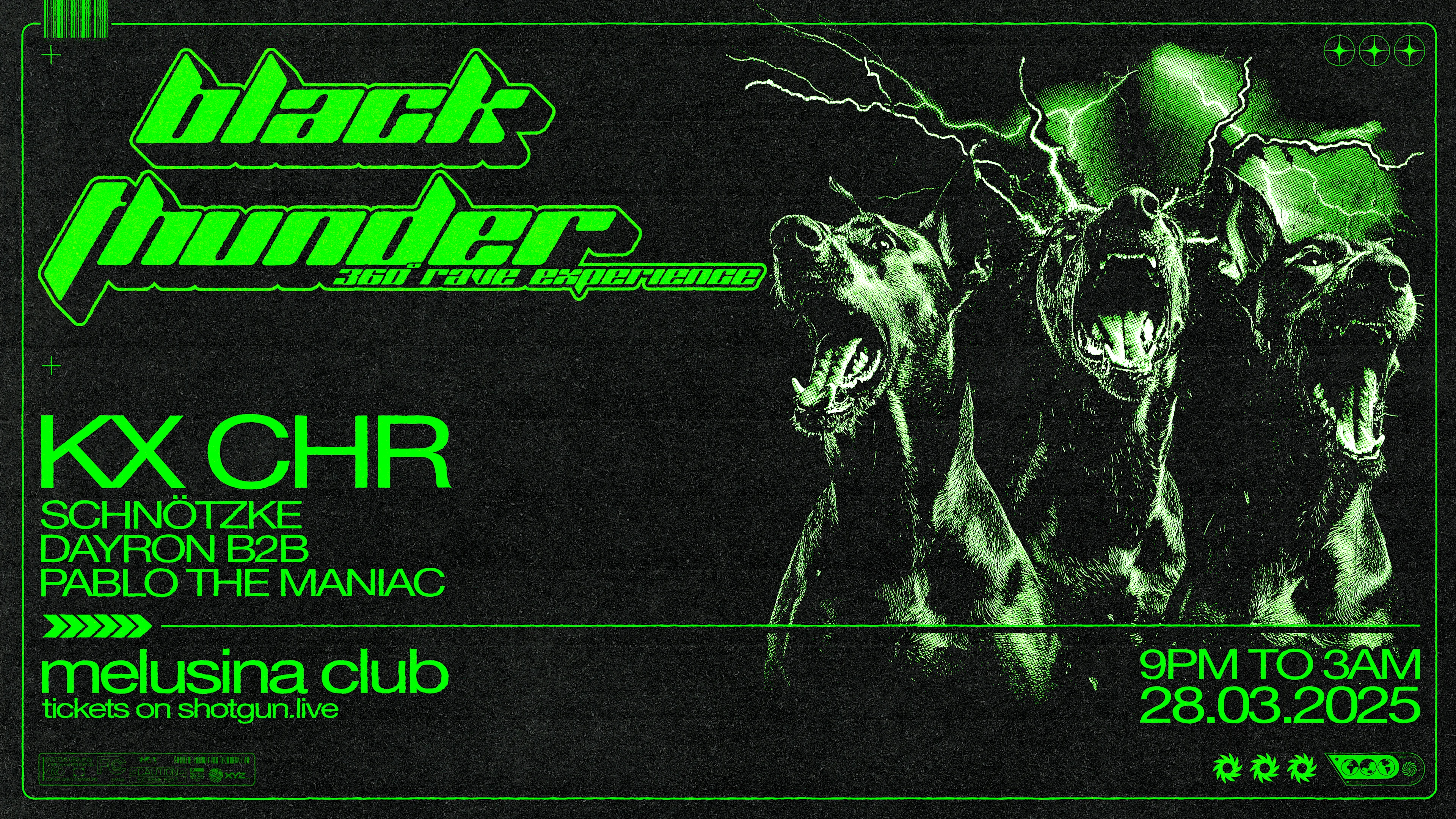 Black Thunder W/ Kx Chr, Dayron B2b Pablo The Maniac & More