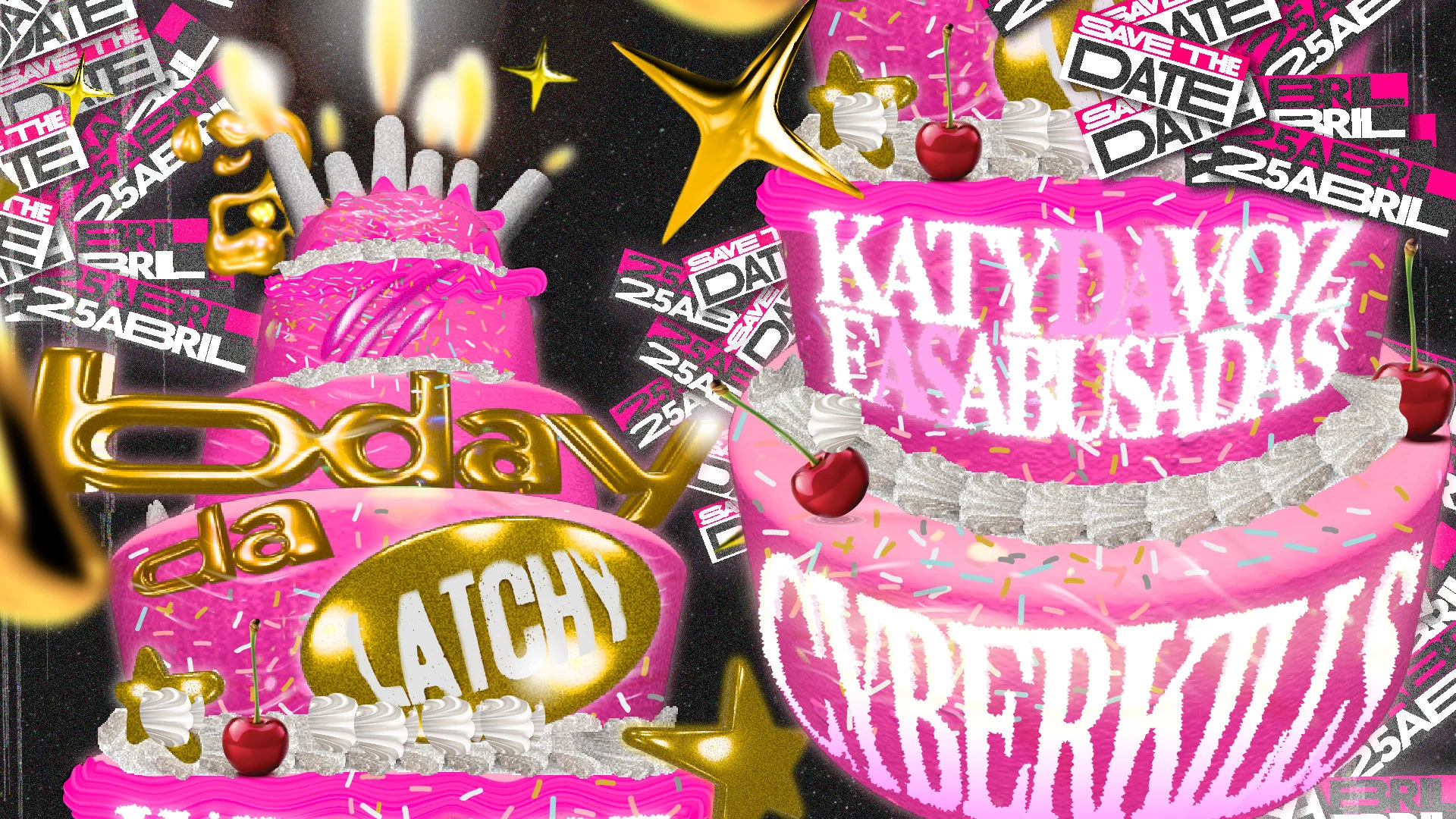 Bday Da Latchy Com Katy Da Voz E As Abusadas + Cyberkills