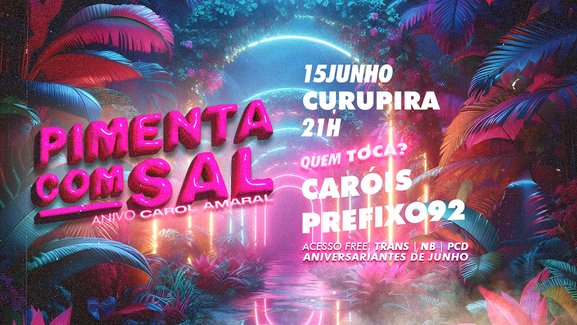 Pimenta Com Sal: Caróis + Prefixo92