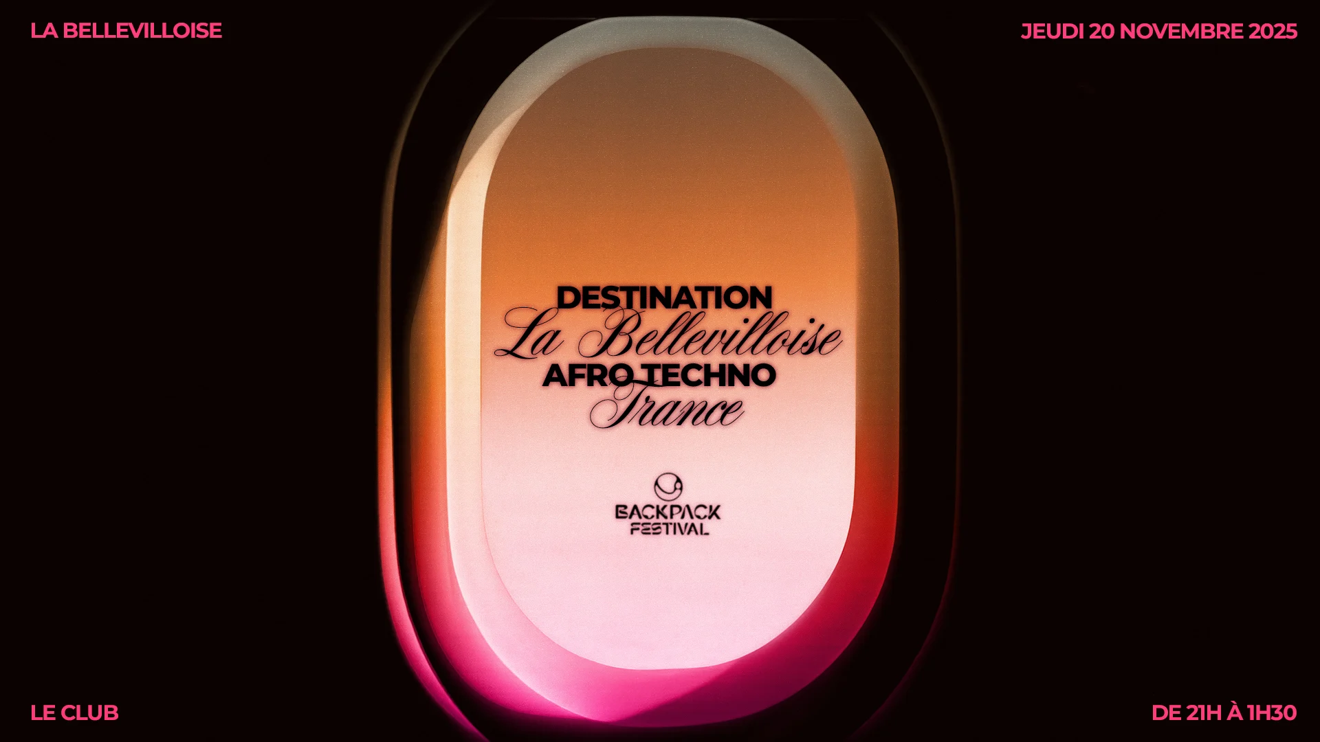 Destination - Backpack Festival | 20.11.25