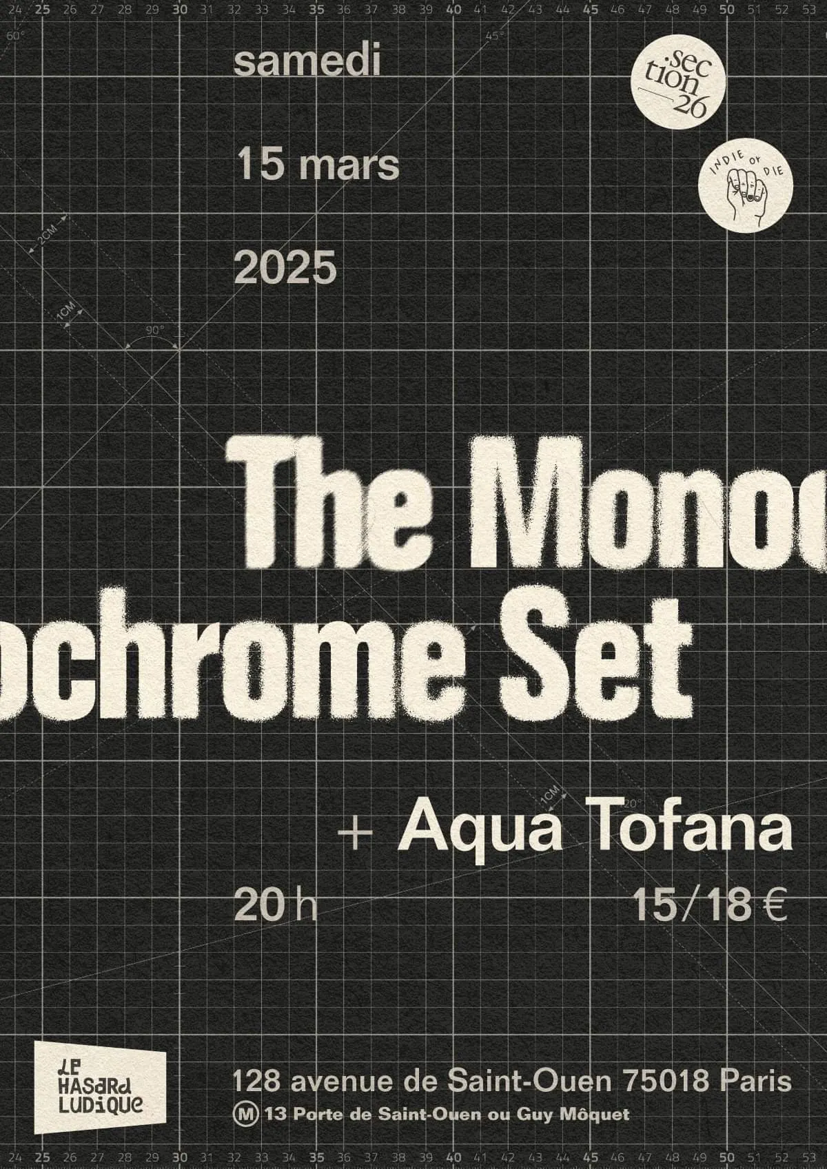 The Monochrome Set  + Aqua Tofana