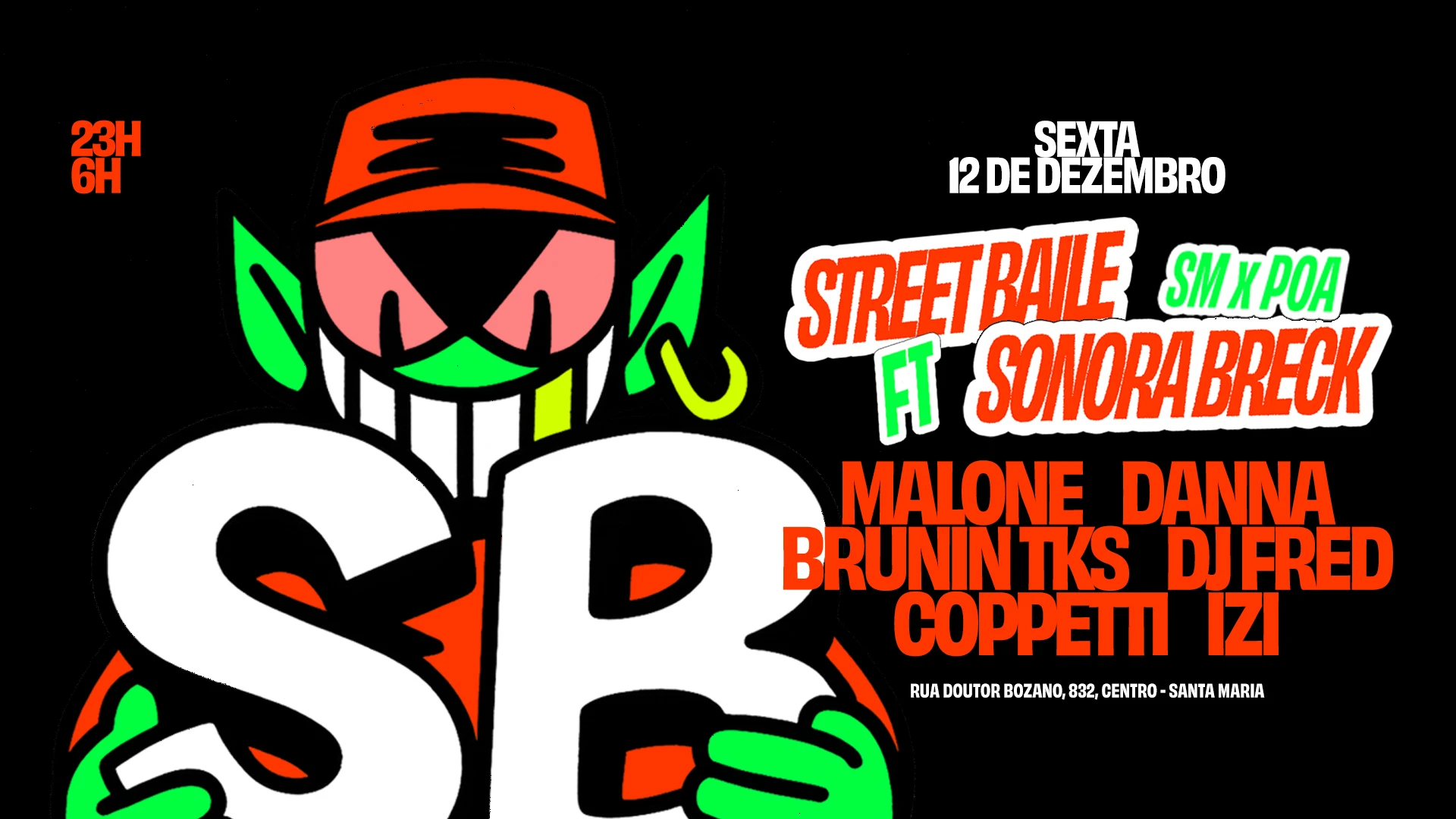 Street Baile Convida Sonora Breck • A Última Em Sm