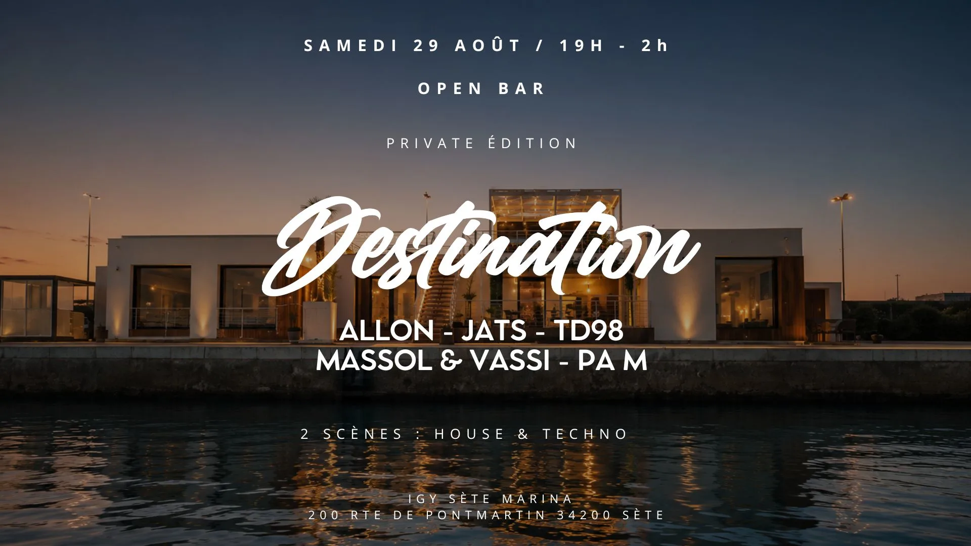 Destination Private Édition Igy Sète Marina