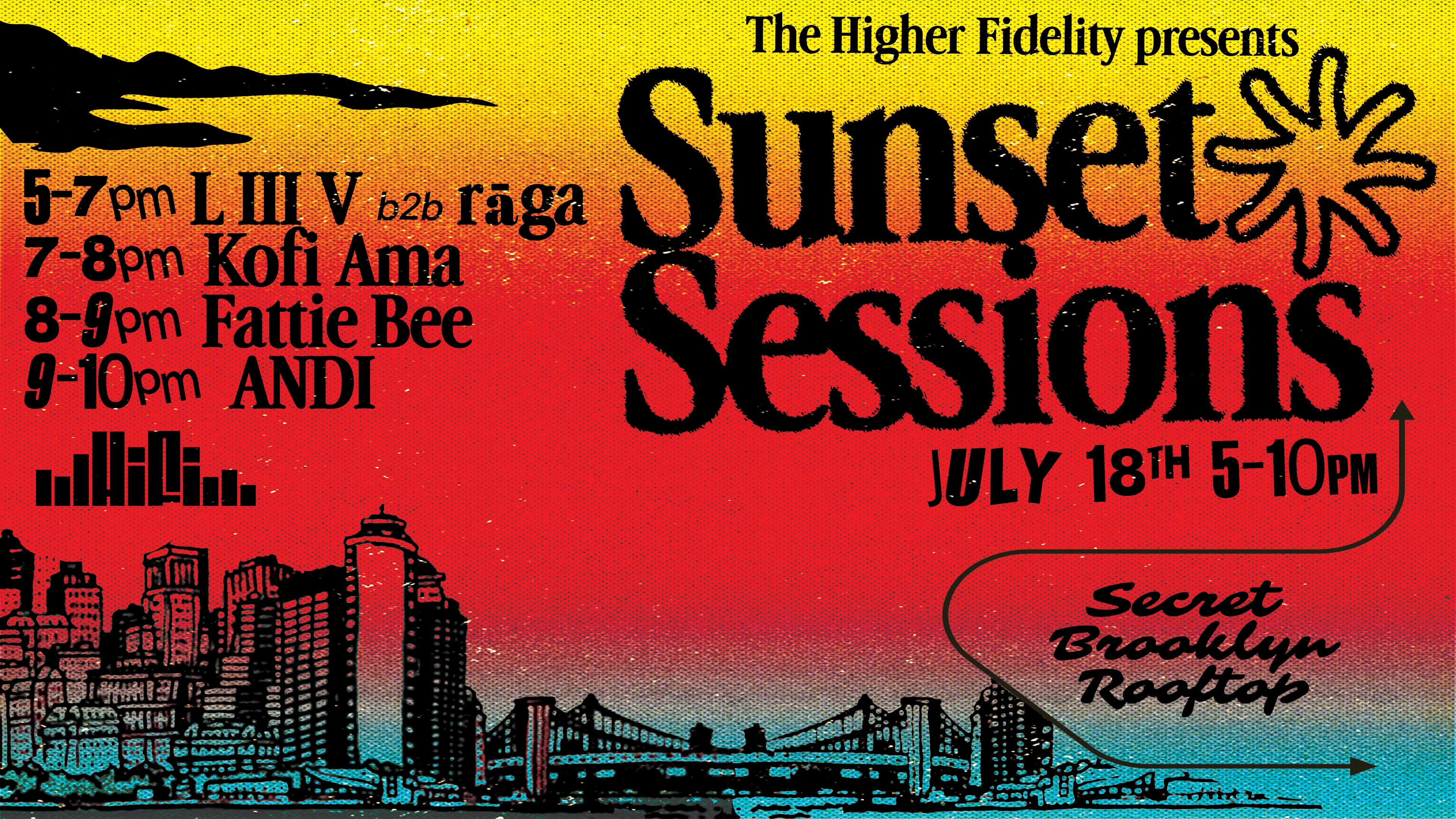 The Hifi Presents Sunset Sessions