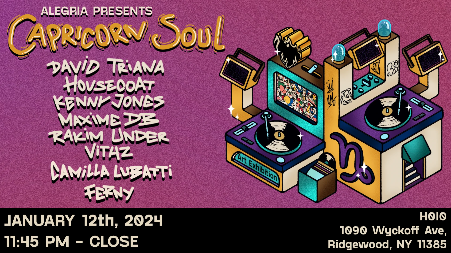 Alegria Presents Capricorn Soul In Nyc