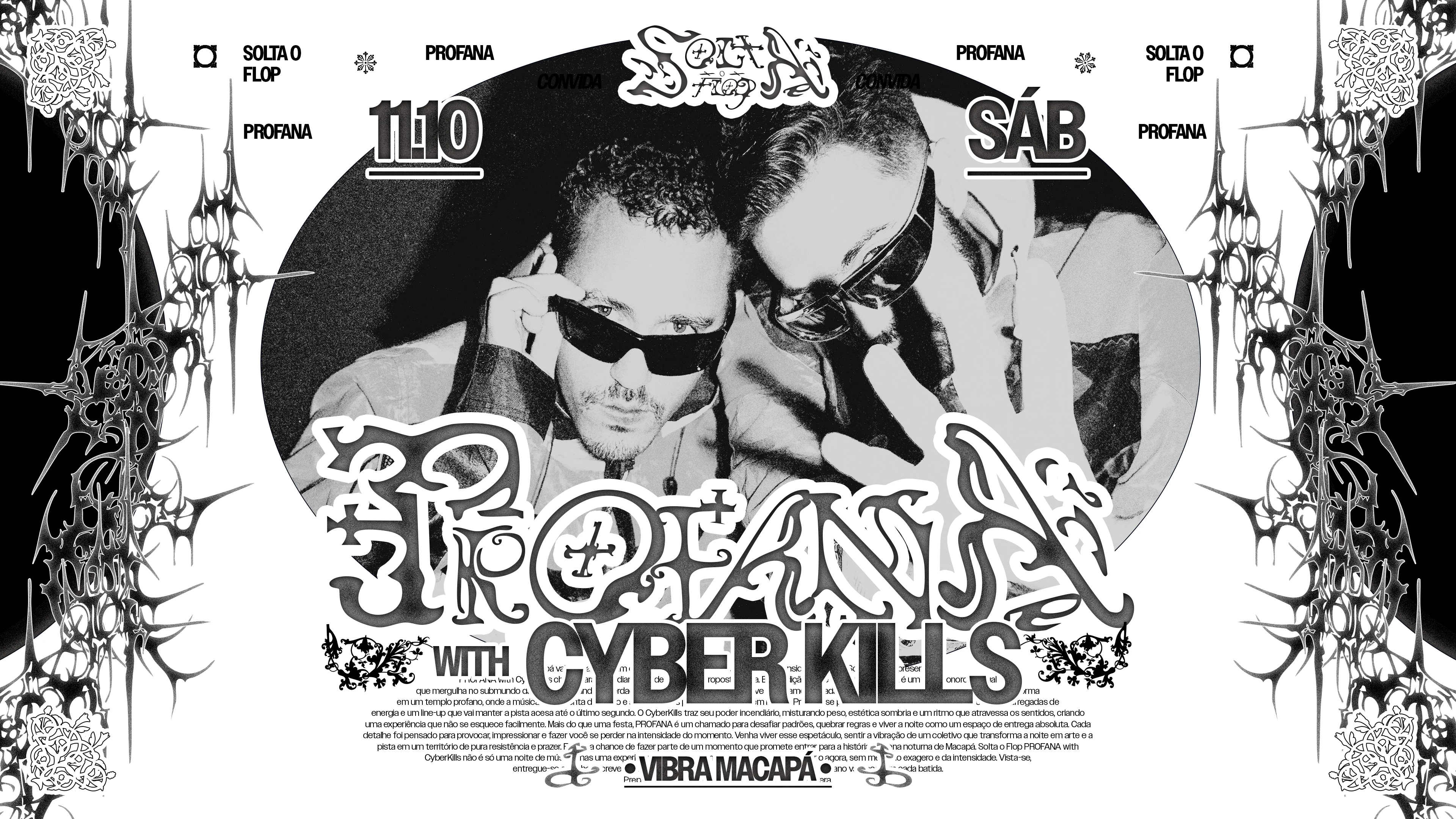 Solta O Flop Apresenta Profana Convida Cyberkills