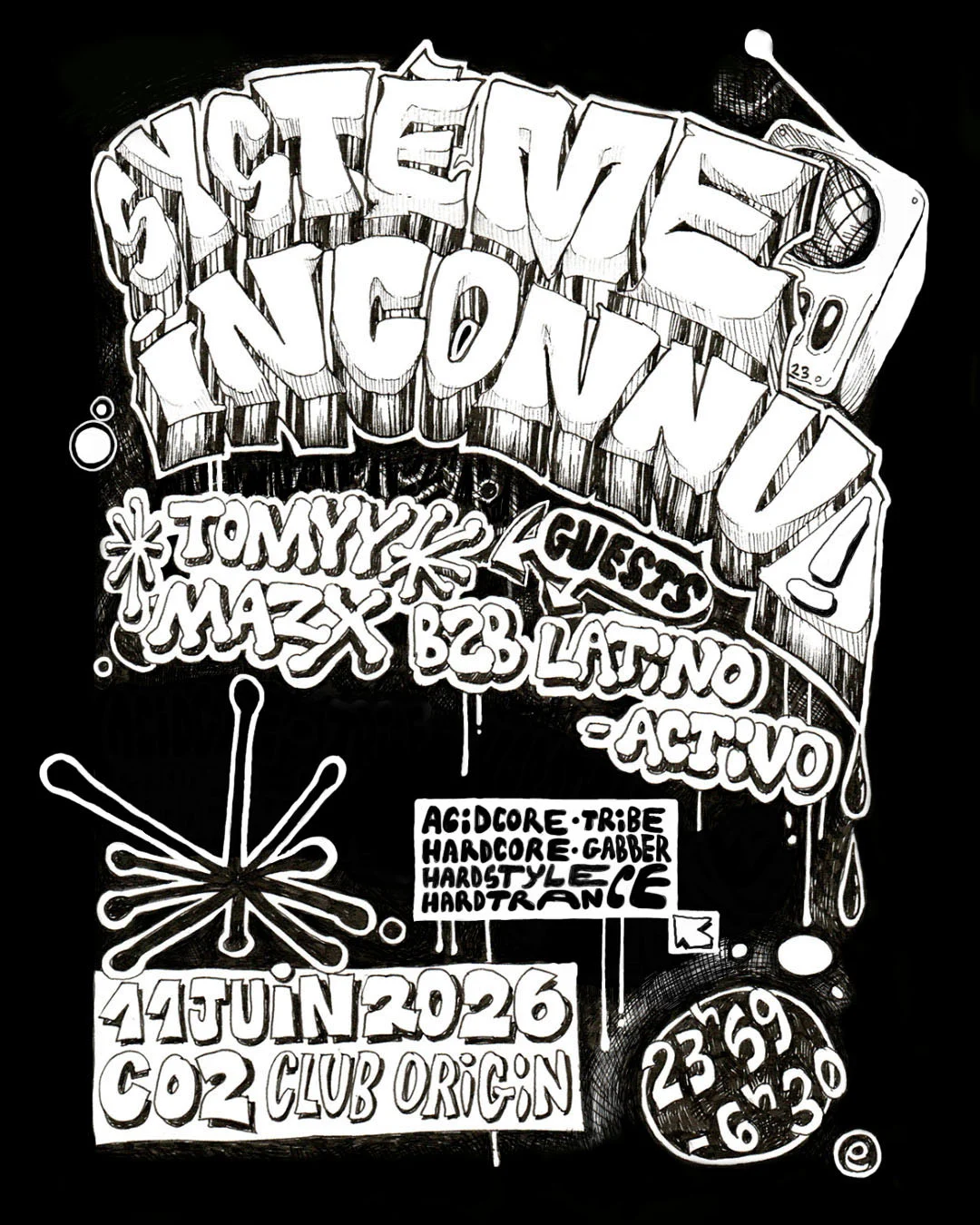 Système Inconnu Party X Co2 Club Origin
