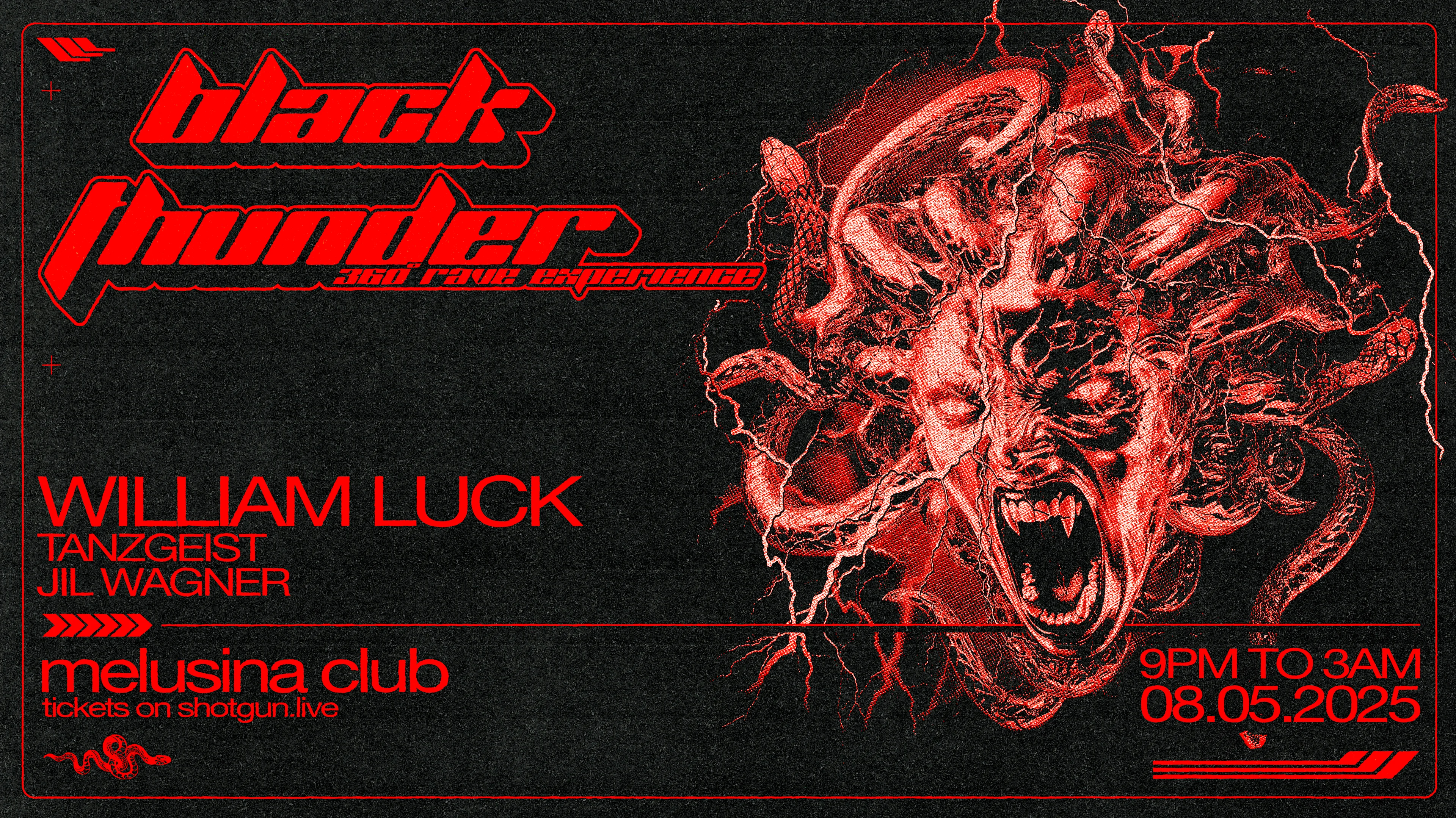 Black Thunder W/ William Luck, Jil Wagner & Tanzgeist