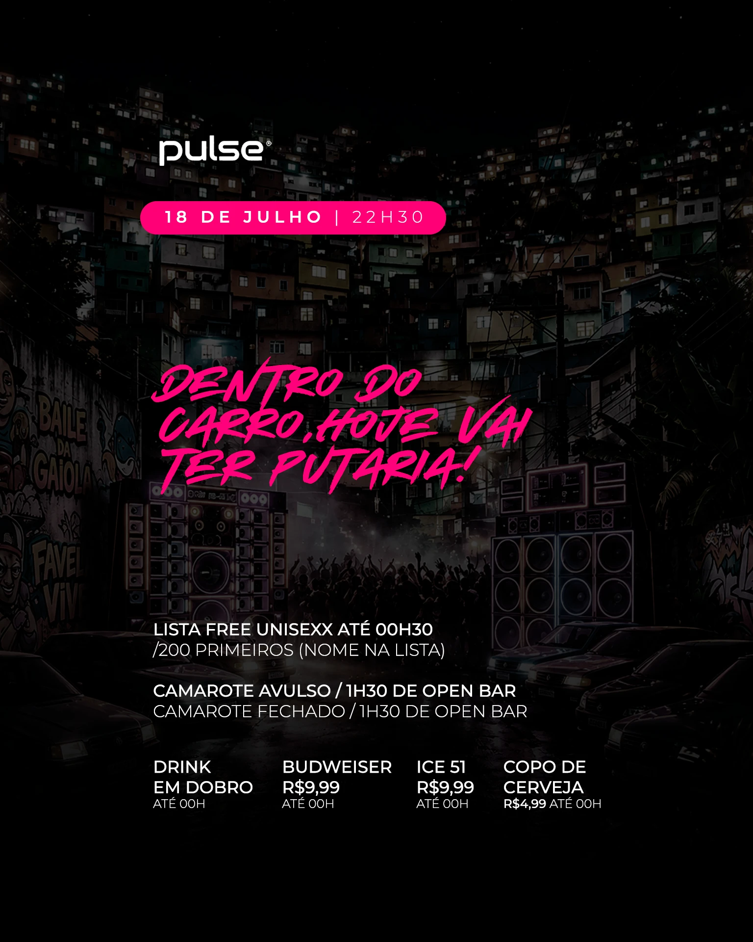 Dentro Do Carro, Hoje Vai Ter Putaria! | Pulse Club