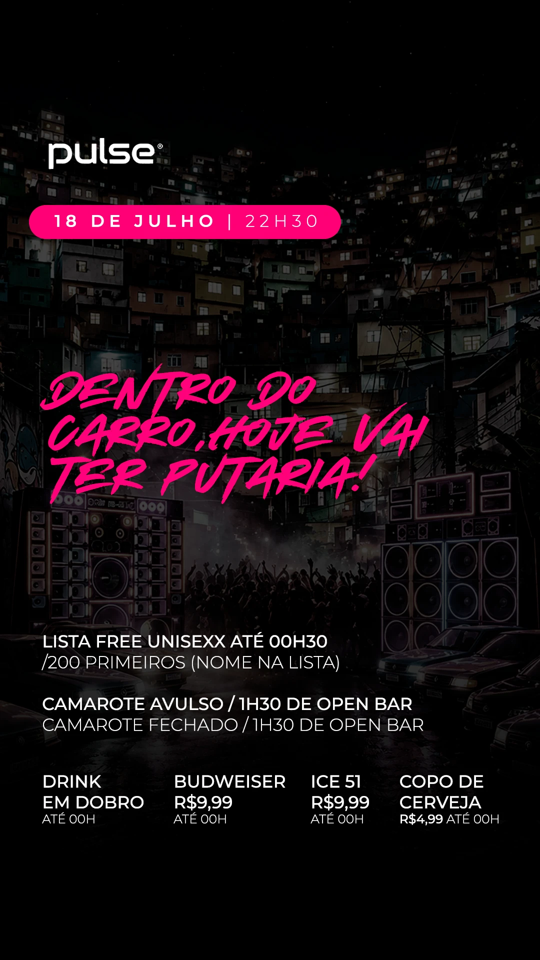Dentro Do Carro, Hoje Vai Ter Putaria! | Pulse Club
