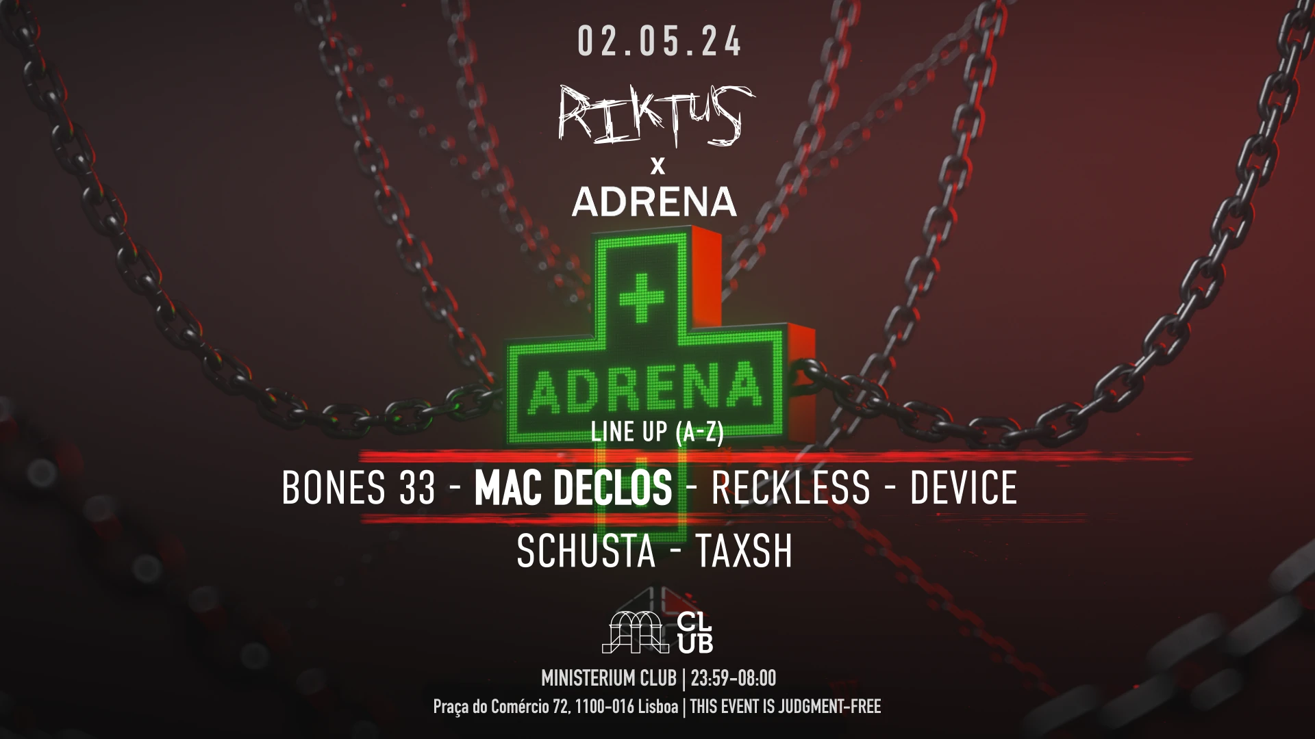 Riktus X Adrena With Mac Declos | Portugal Debut