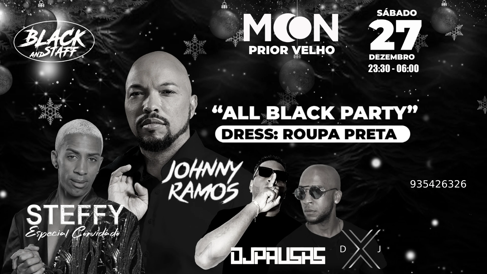 27/Dez Lisboa Johnny Ramos | All Black Party