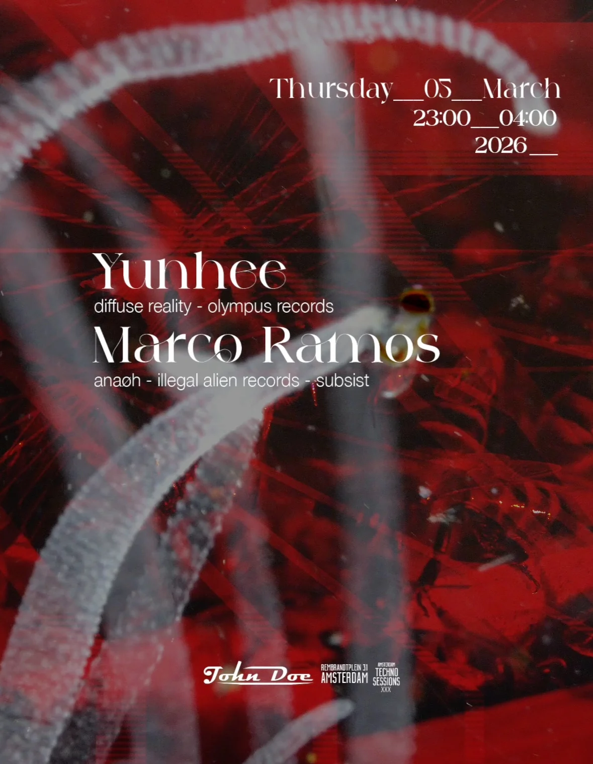 Amsterdam Techno Sessions W/ Yunhee & Marco Ramos (Anaøh)
