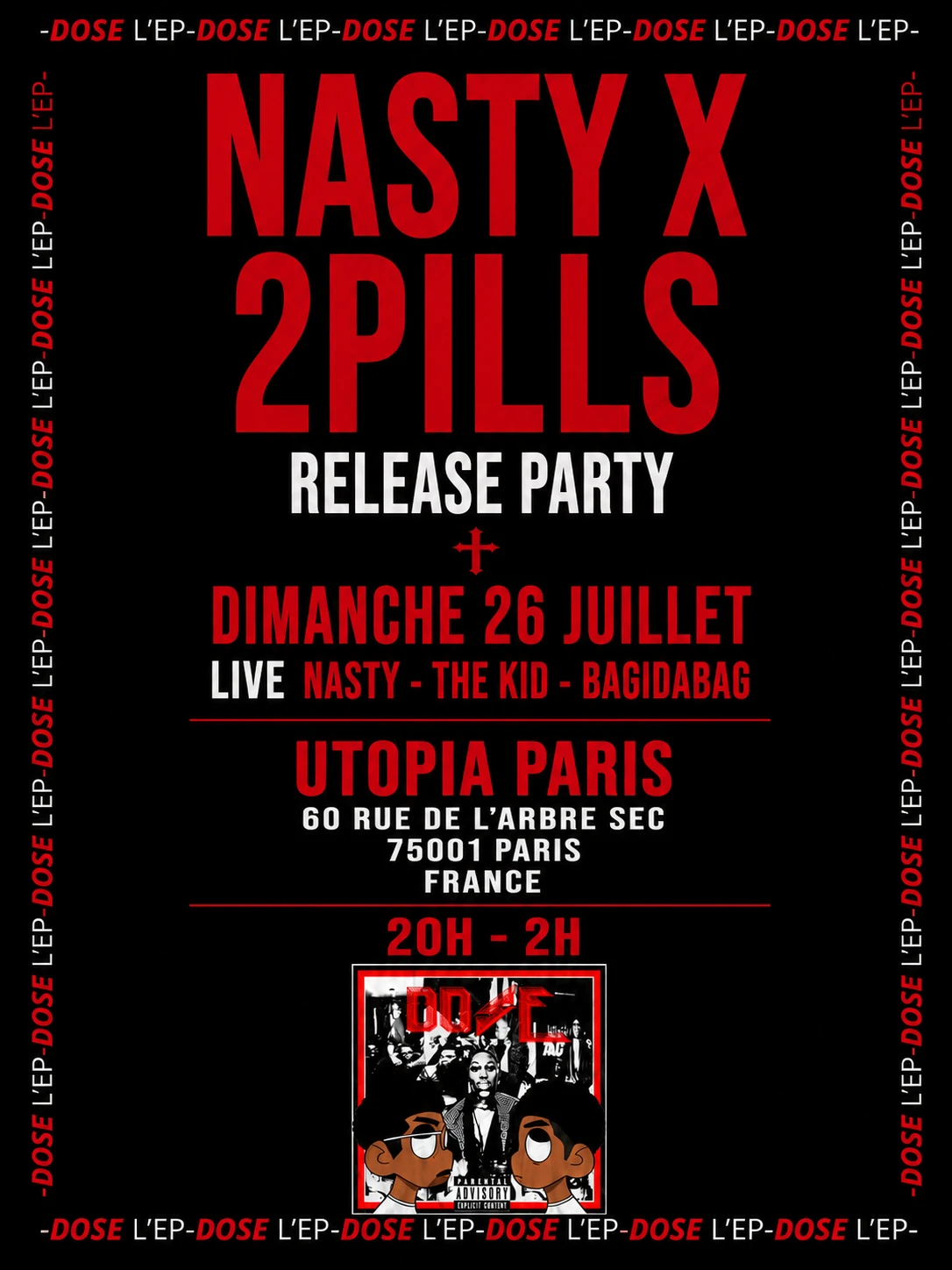 Nasty X 2 Pills Prod - Release Dose