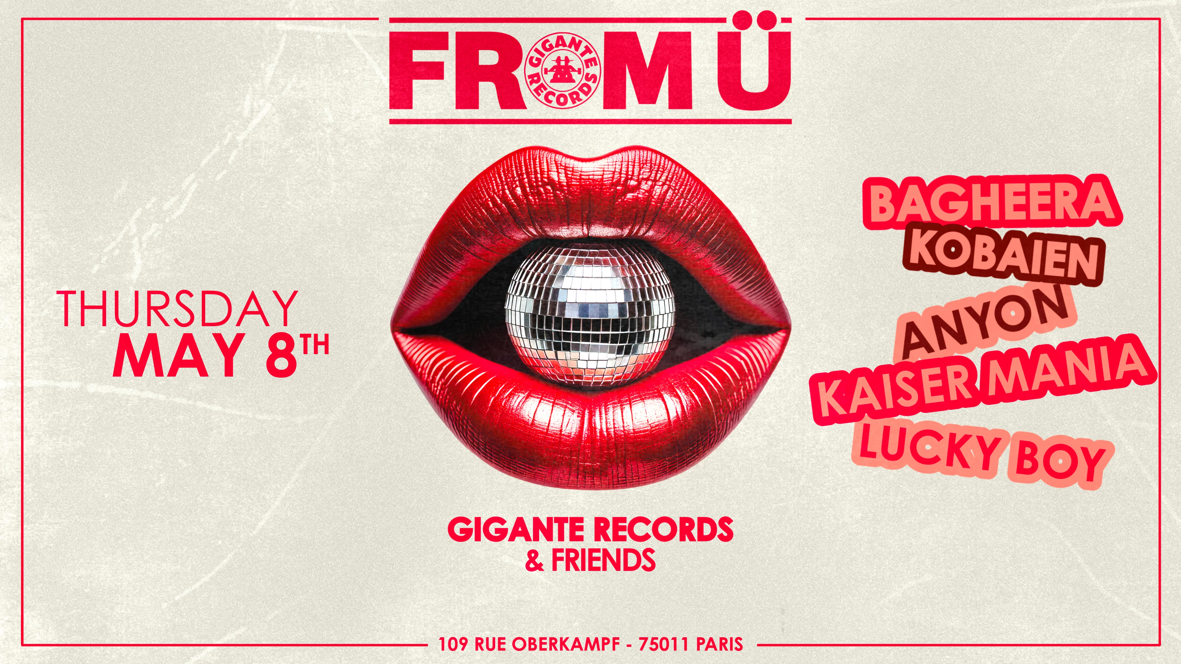From Ü X Gigante Records
