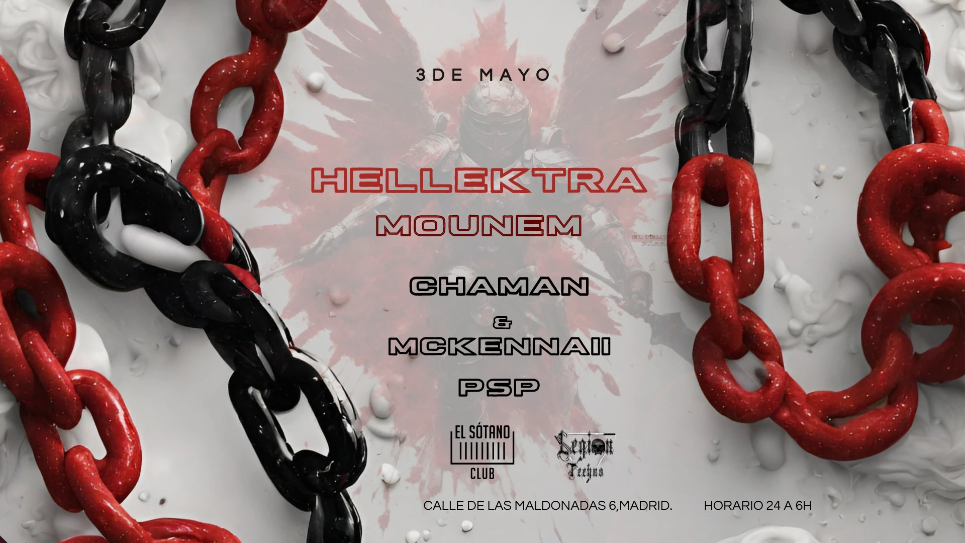 Hellektra/Mounem/Chaman Mckennaii/ Psp X Legión