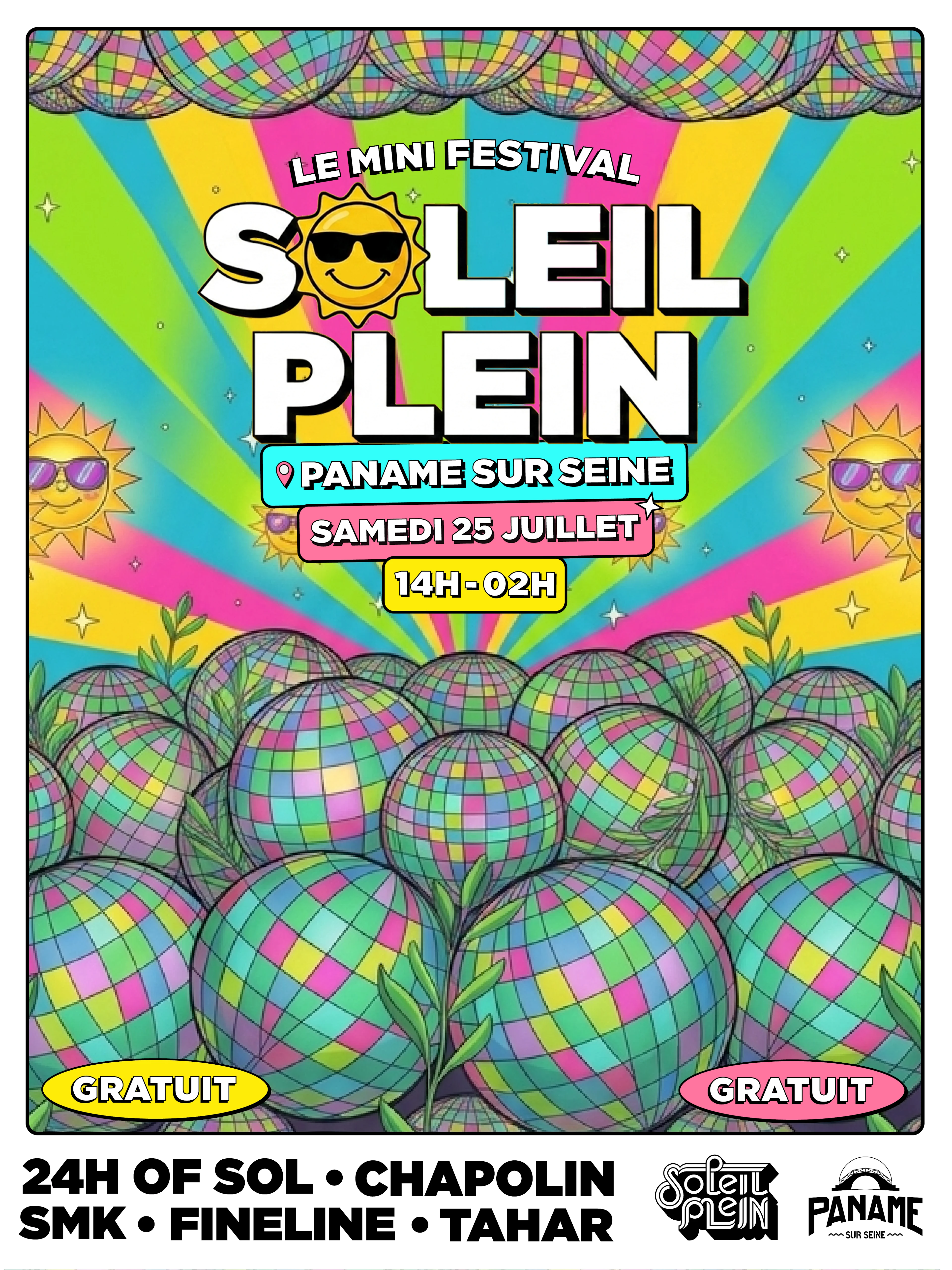 Soleil Plein Invite : Smk, Fineline & Tahar
