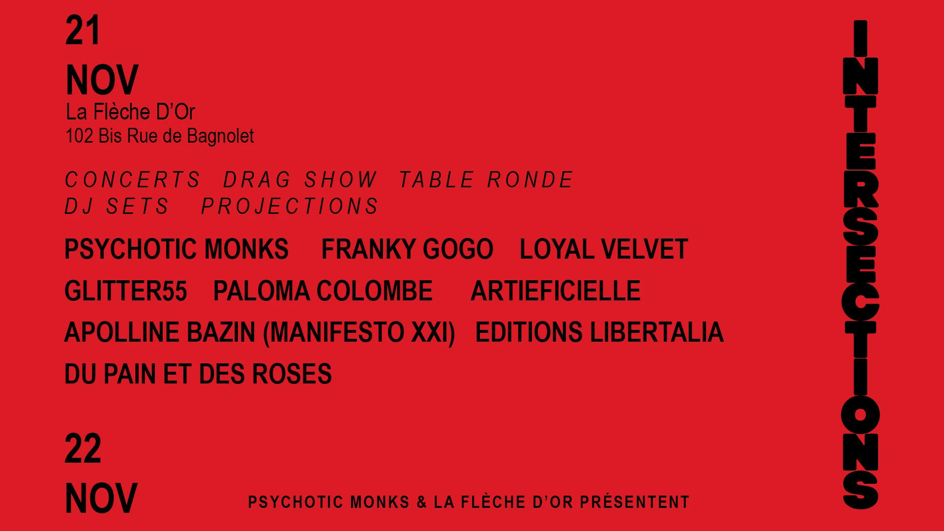 Intersections - Jour 2 - Psychotic Monks + Guests